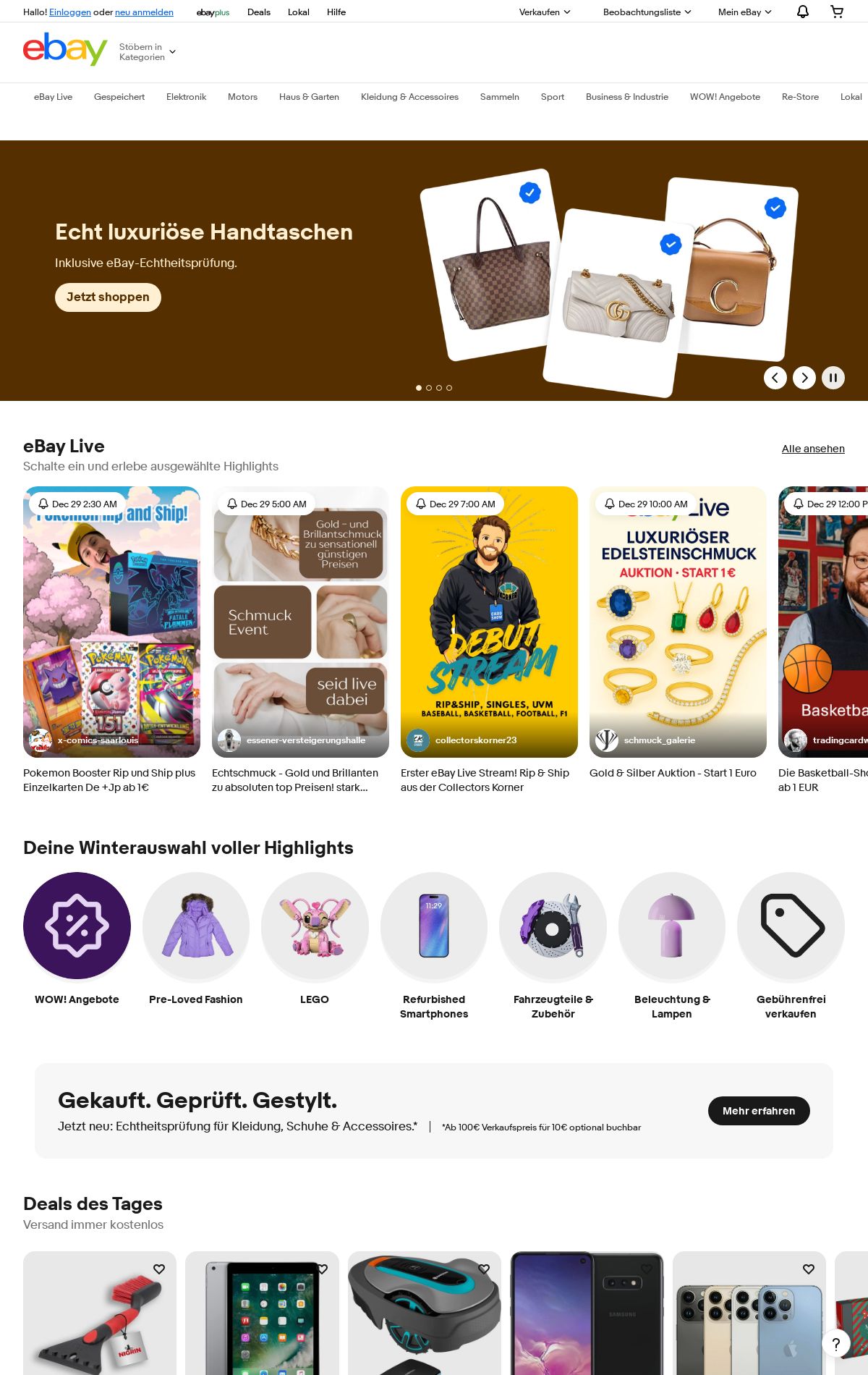 Prospekt eBay 29.12.2025 - 07.01.2026