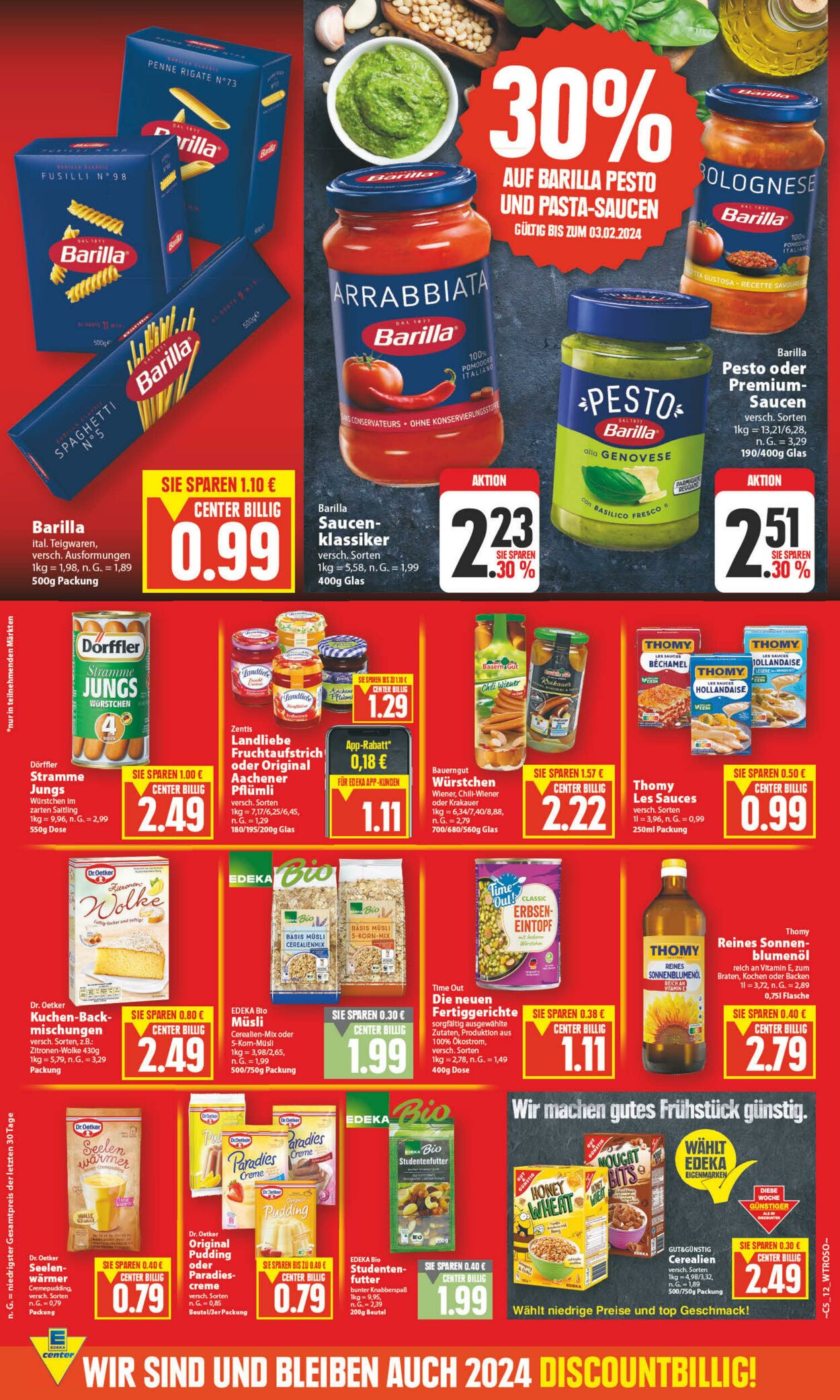 Prospekt Edeka Center 27.01.2024 - 03.02.2024