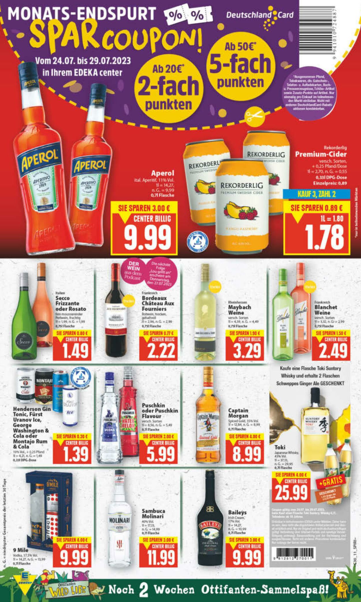 Prospekt Edeka Center 22.07.2023 - 29.07.2023