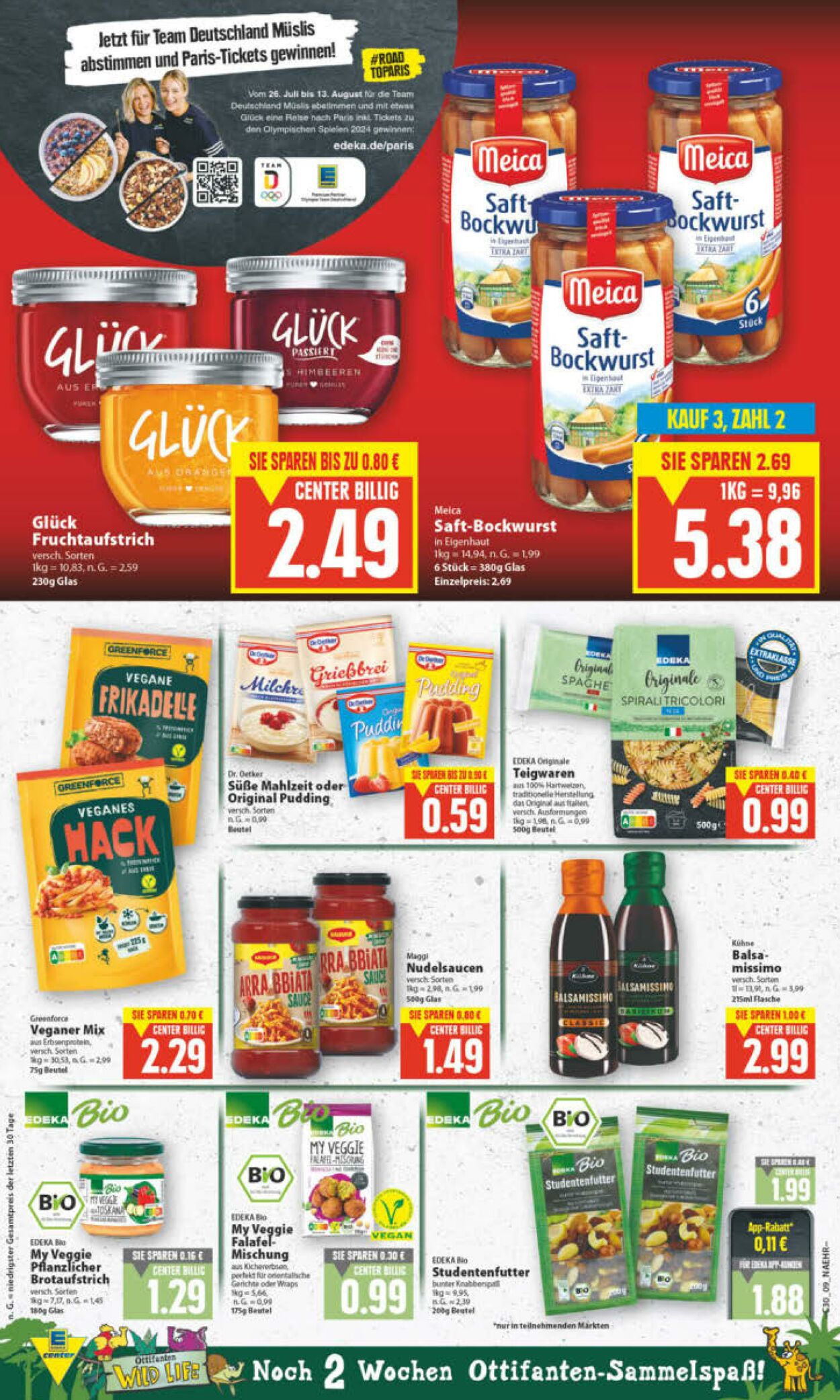 Prospekt Edeka Center 22.07.2023 - 29.07.2023