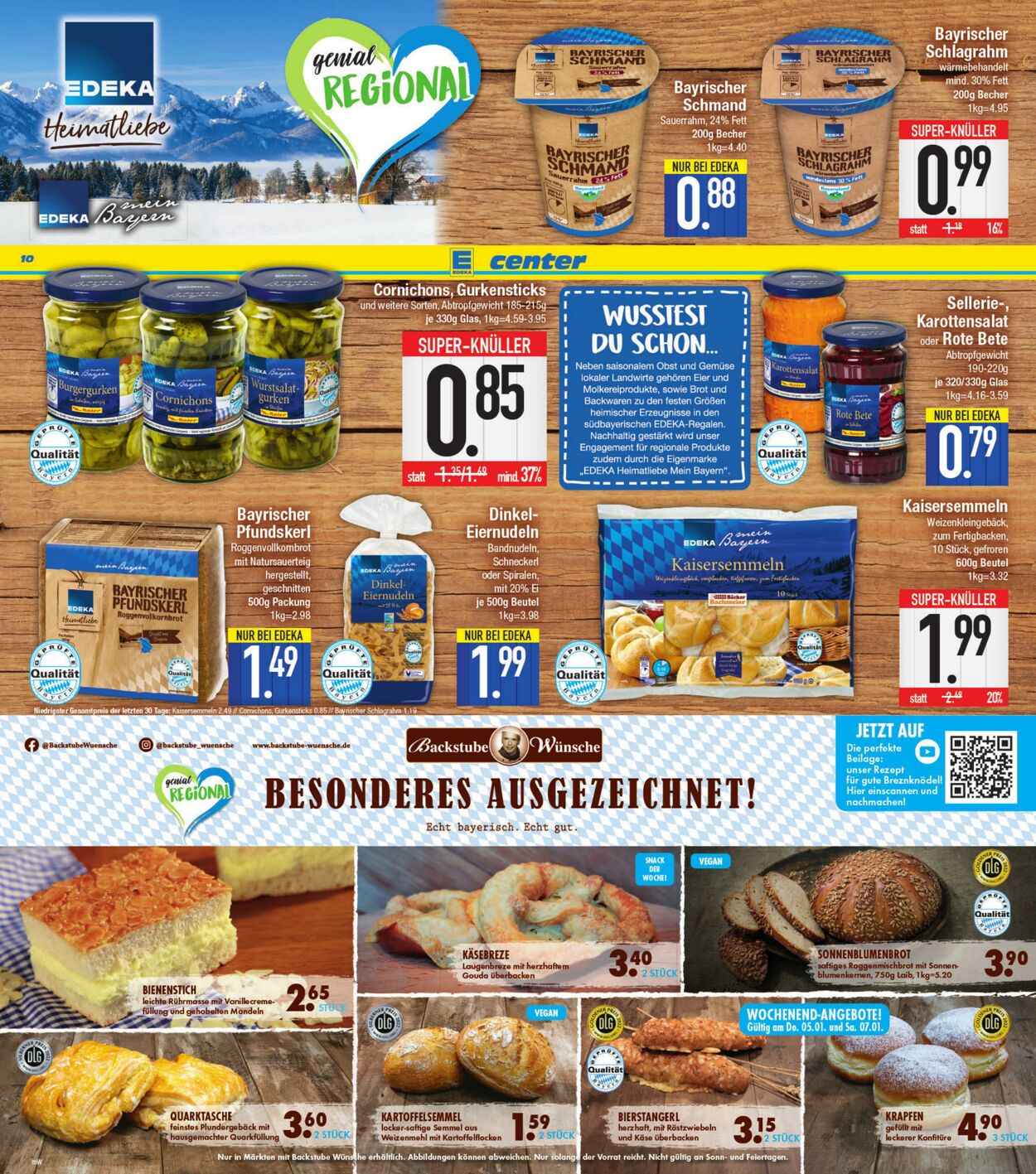 Prospekt Edeka Center 31.12.2022 - 07.01.2023