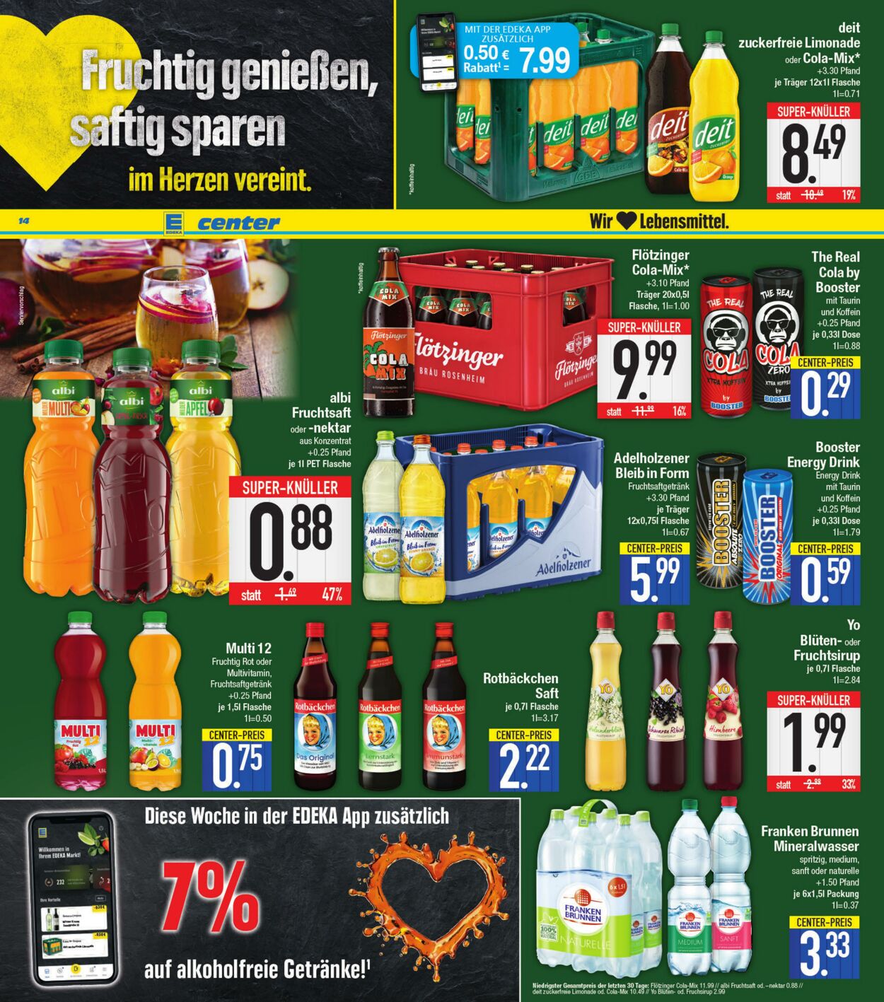 Prospekt Edeka Center 31.12.2022 - 07.01.2023