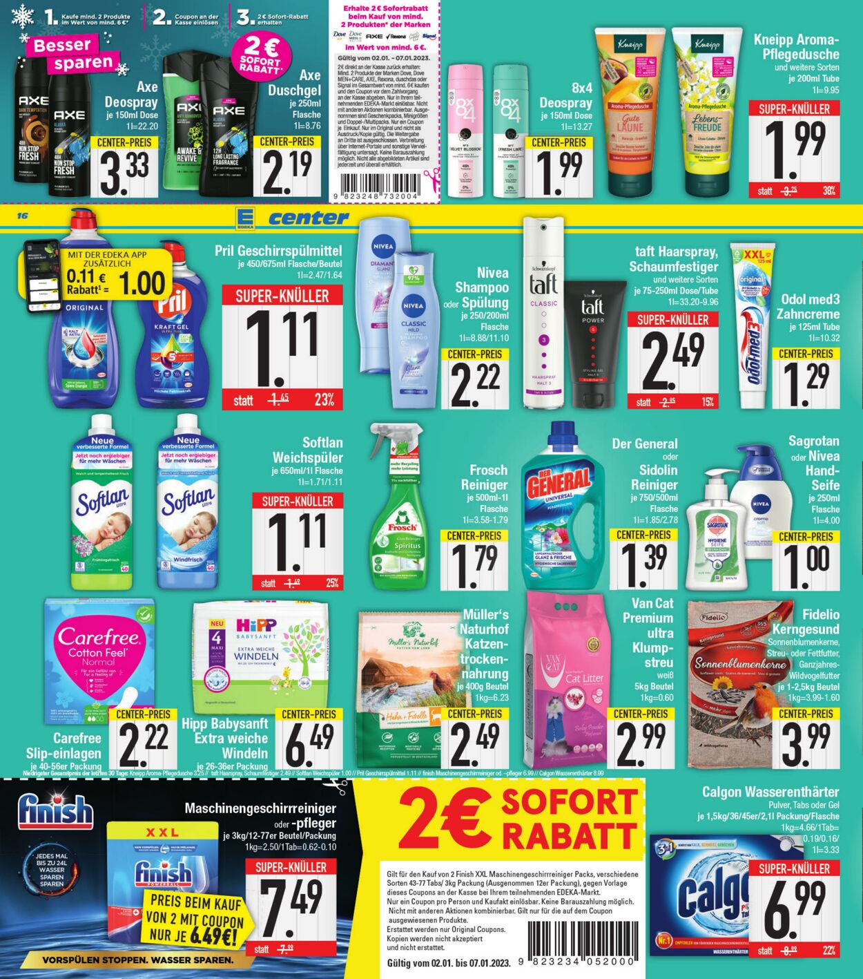 Prospekt Edeka Center 31.12.2022 - 07.01.2023