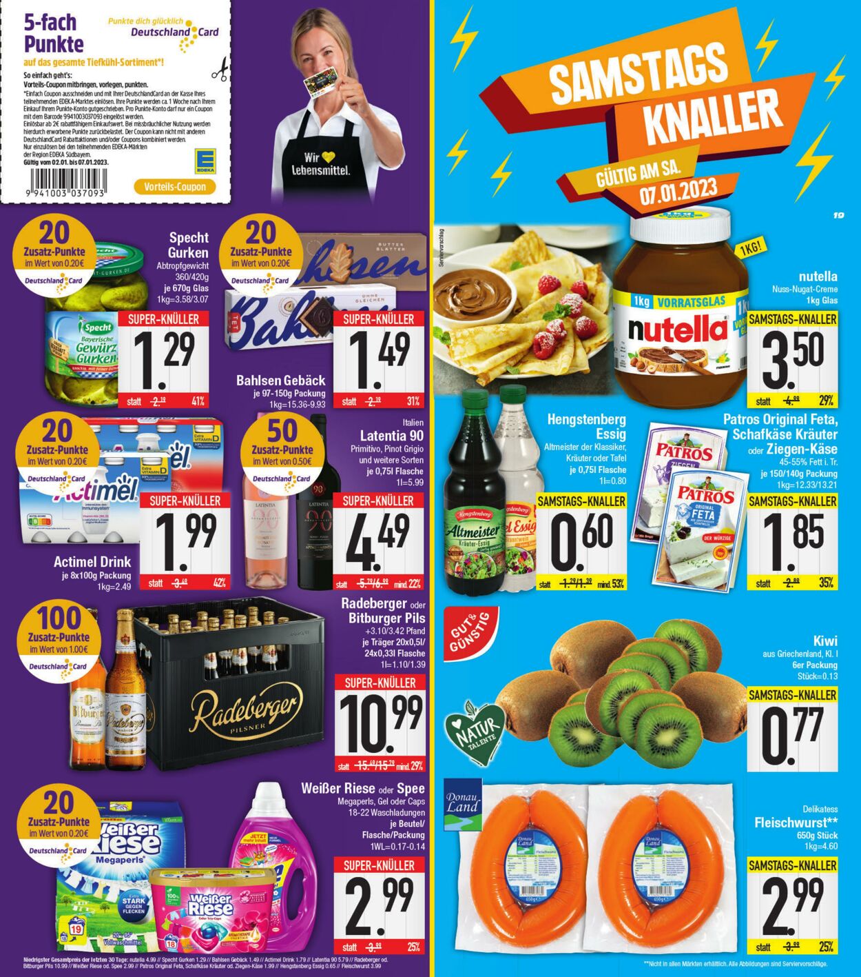 Prospekt Edeka Center 31.12.2022 - 07.01.2023