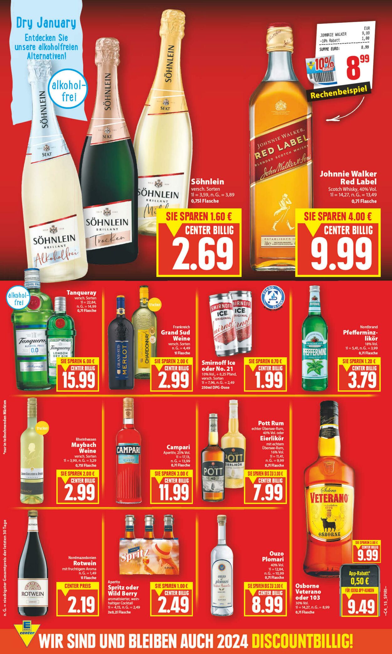 Prospekt Edeka Center 20.01.2024 - 27.01.2024