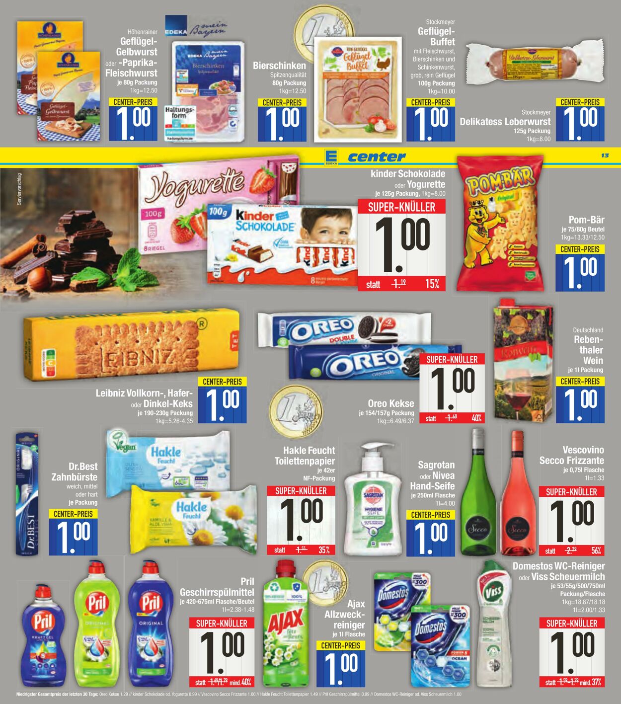 Prospekt Edeka Center 08.10.2022 - 15.10.2022