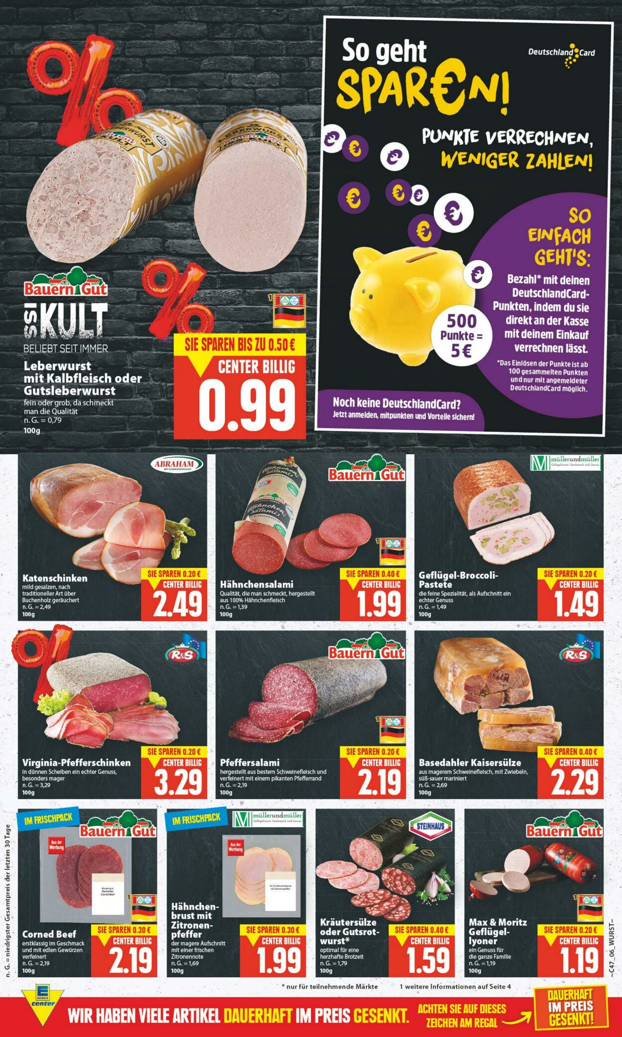 Prospekt Edeka Center 18.11.2023 - 25.11.2023