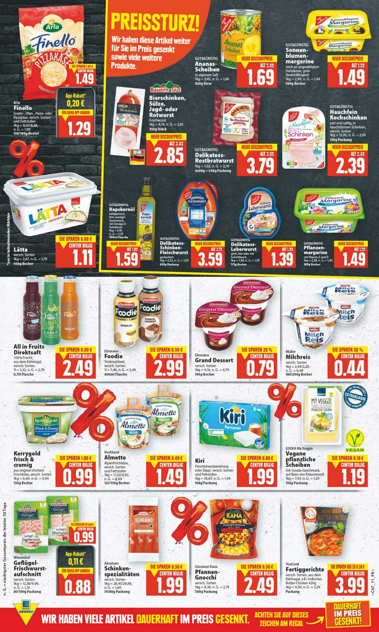 Prospekt Edeka Center 18.11.2023 - 25.11.2023