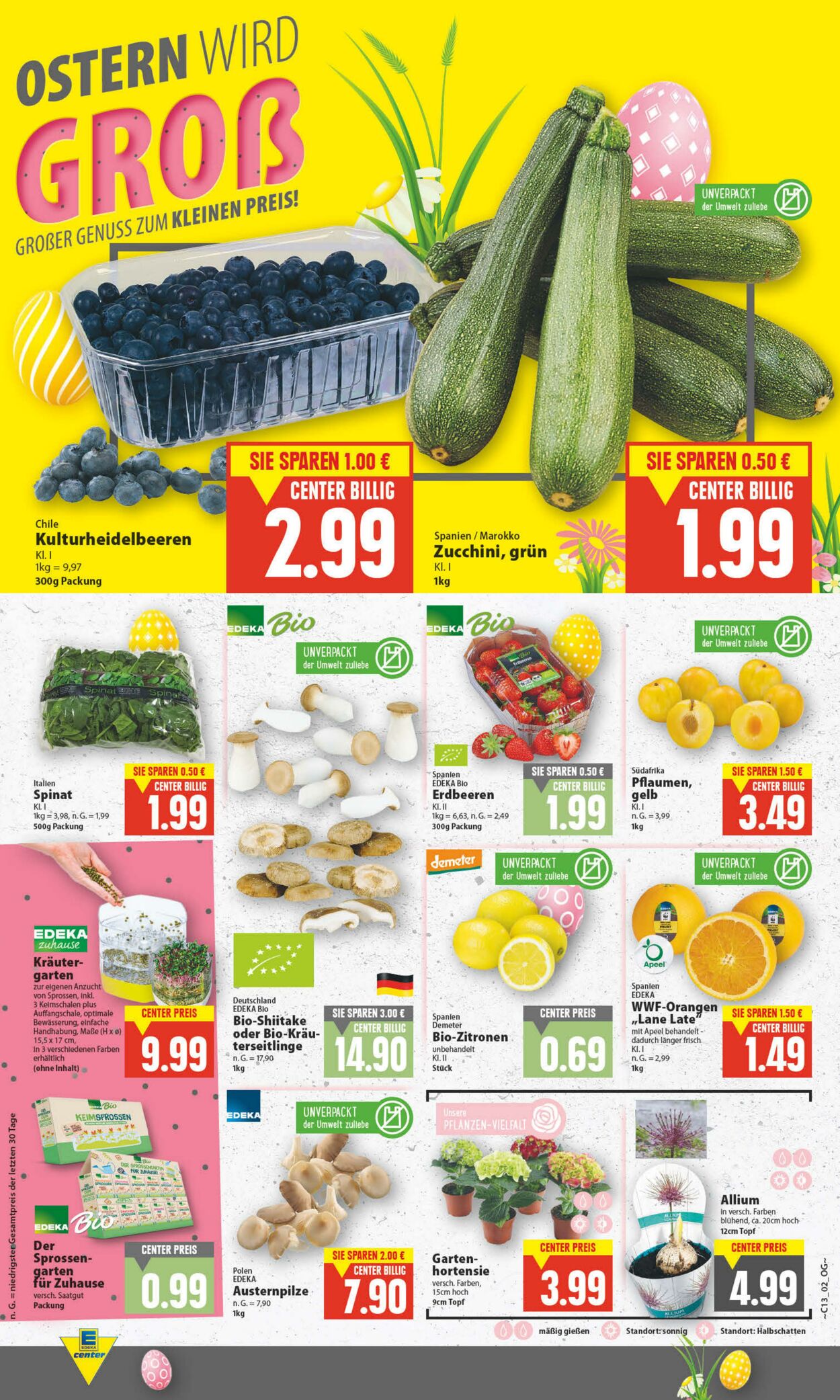 Prospekt Edeka Center 25.03.2023 - 01.04.2023