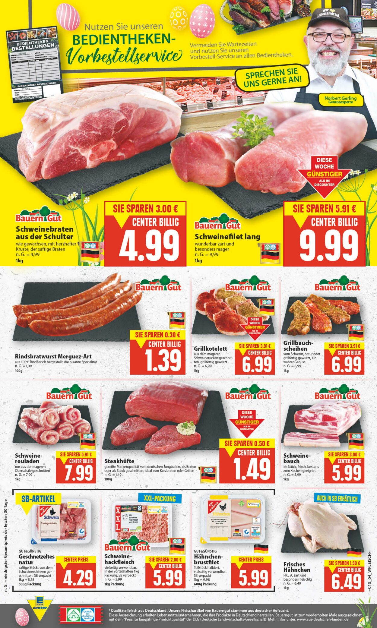 Prospekt Edeka Center 25.03.2023 - 01.04.2023