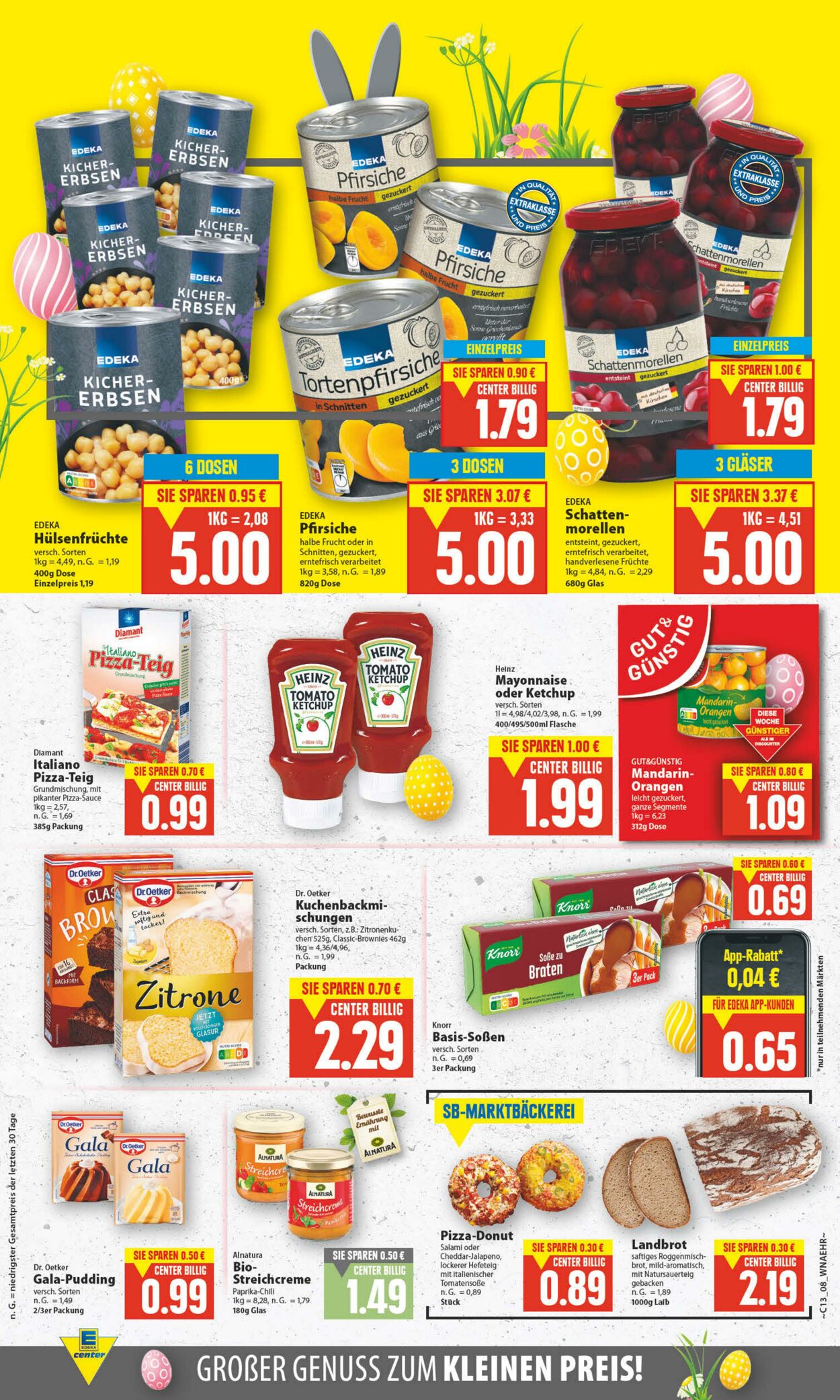 Prospekt Edeka Center 25.03.2023 - 01.04.2023