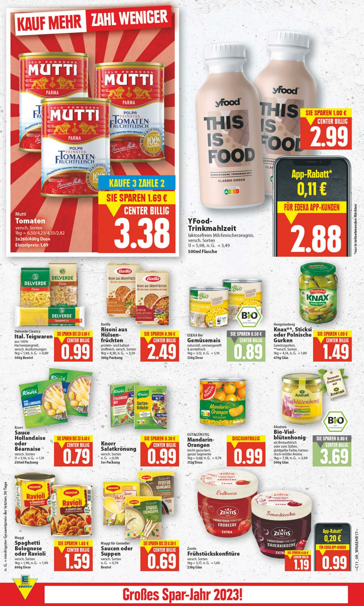 Prospekt Edeka Center 11.03.2023 - 18.03.2023