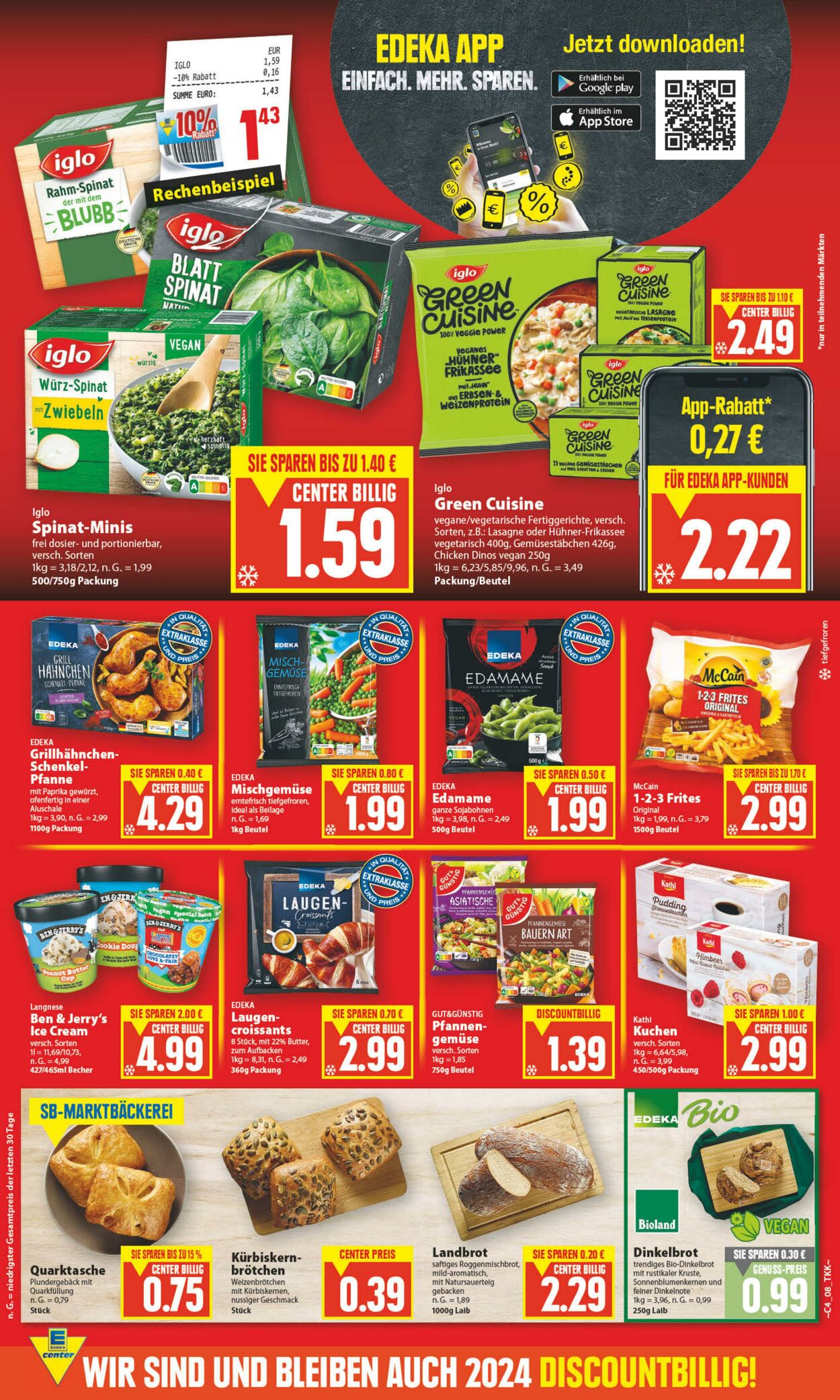 Prospekt Edeka Center 20.01.2024 - 27.01.2024