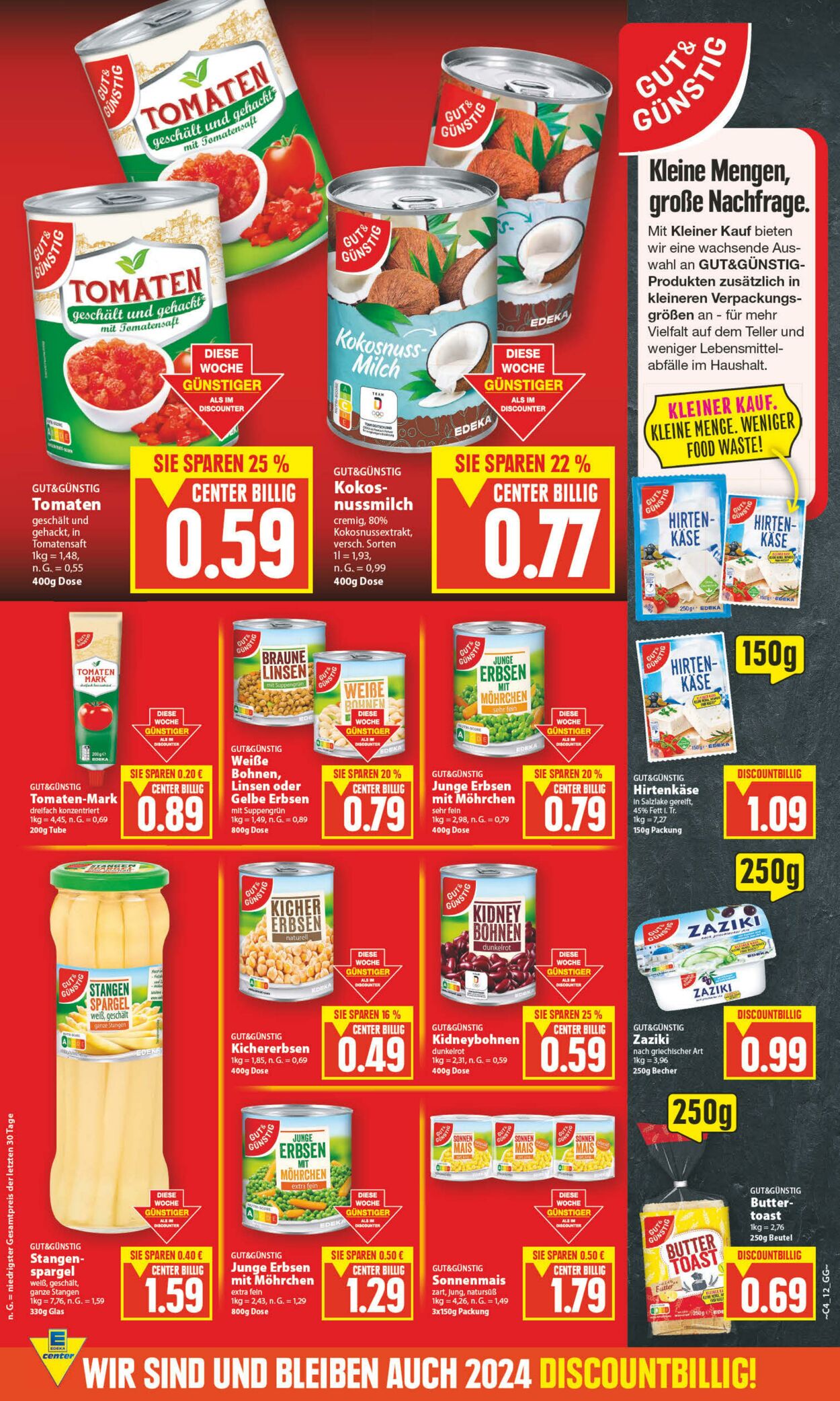 Prospekt Edeka Center 20.01.2024 - 27.01.2024