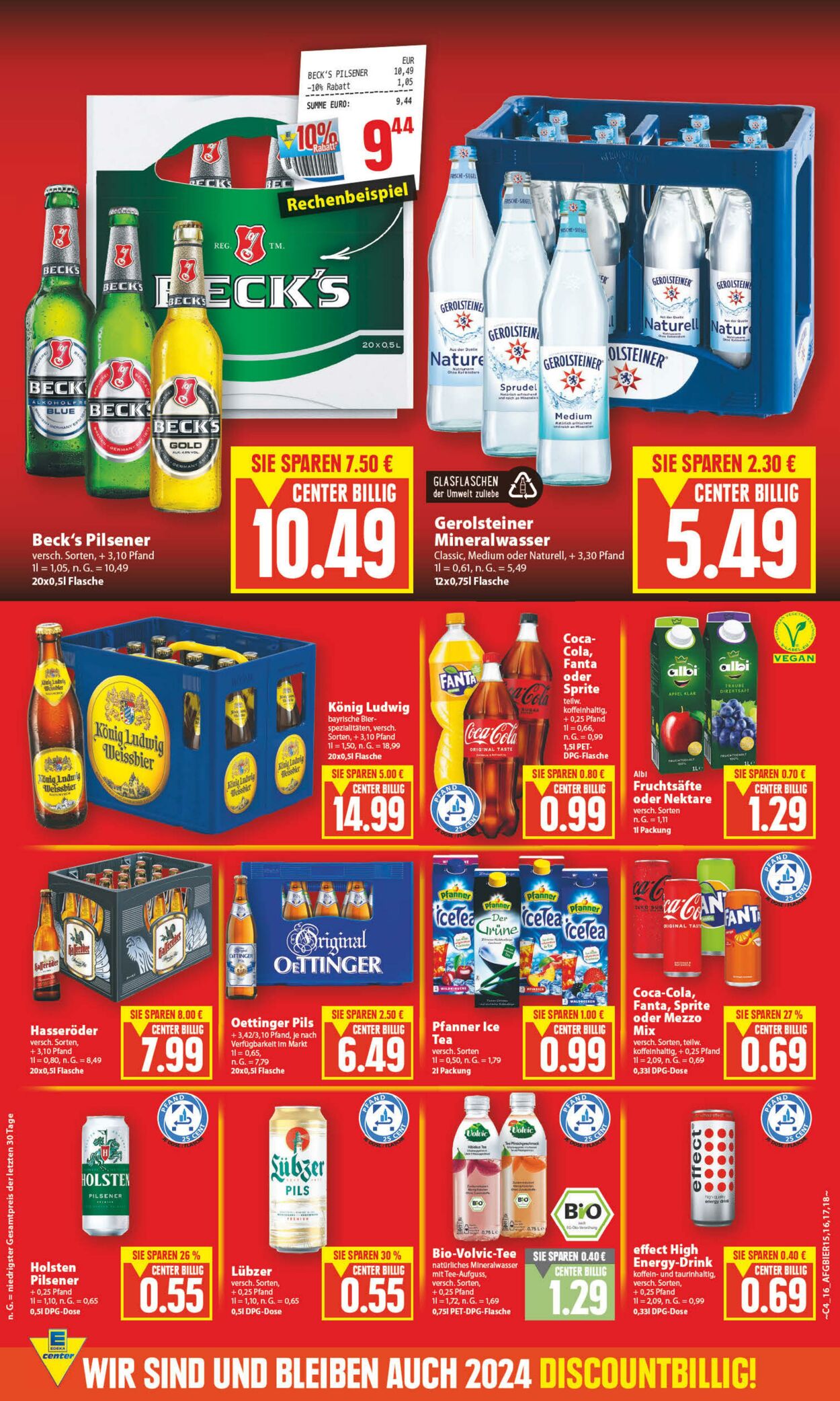 Prospekt Edeka Center 20.01.2024 - 27.01.2024