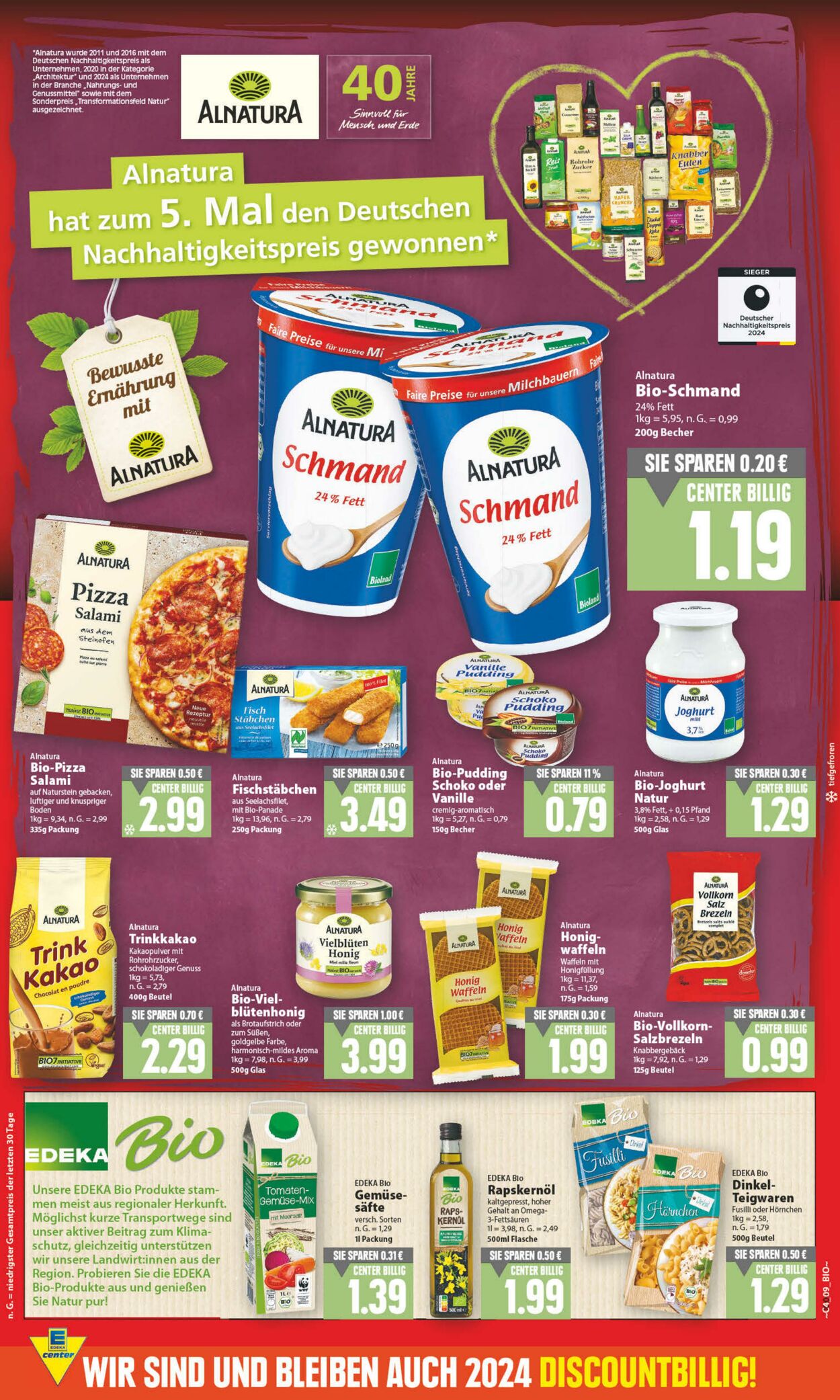 Prospekt Edeka Center 20.01.2024 - 27.01.2024