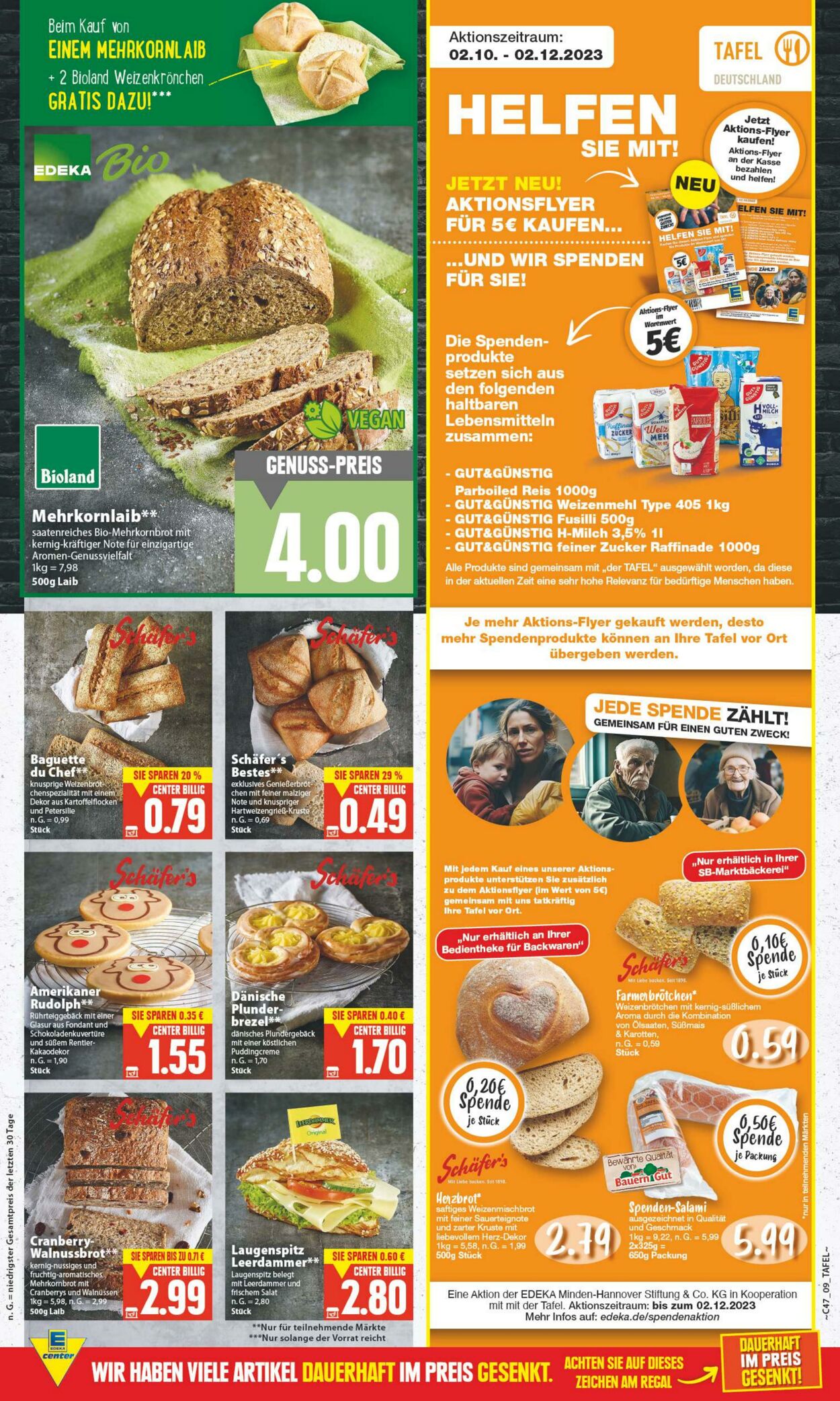 Prospekt Edeka Center 18.11.2023 - 25.11.2023