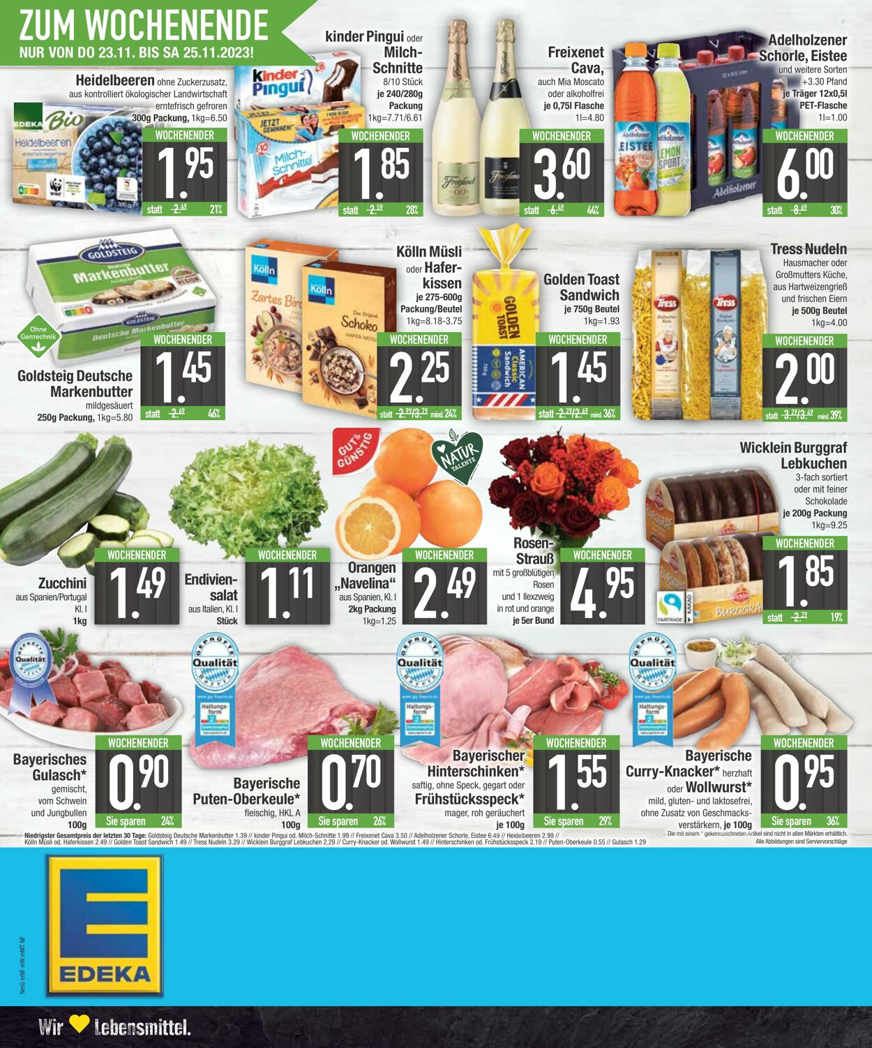 Prospekt Edeka Center 18.11.2023 - 25.11.2023