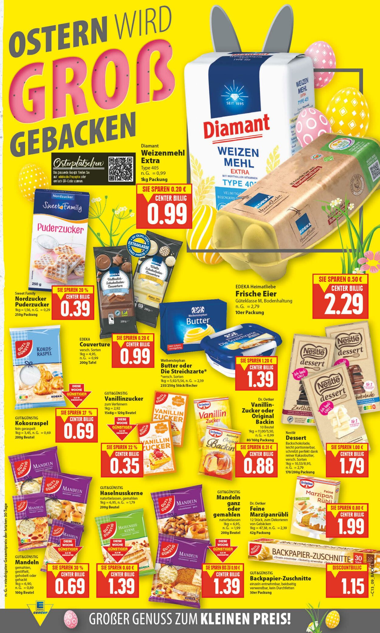 Prospekt Edeka Center 25.03.2023 - 01.04.2023