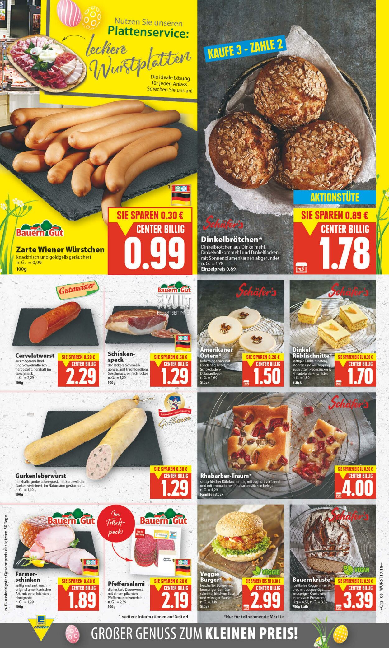 Prospekt Edeka Center 25.03.2023 - 01.04.2023