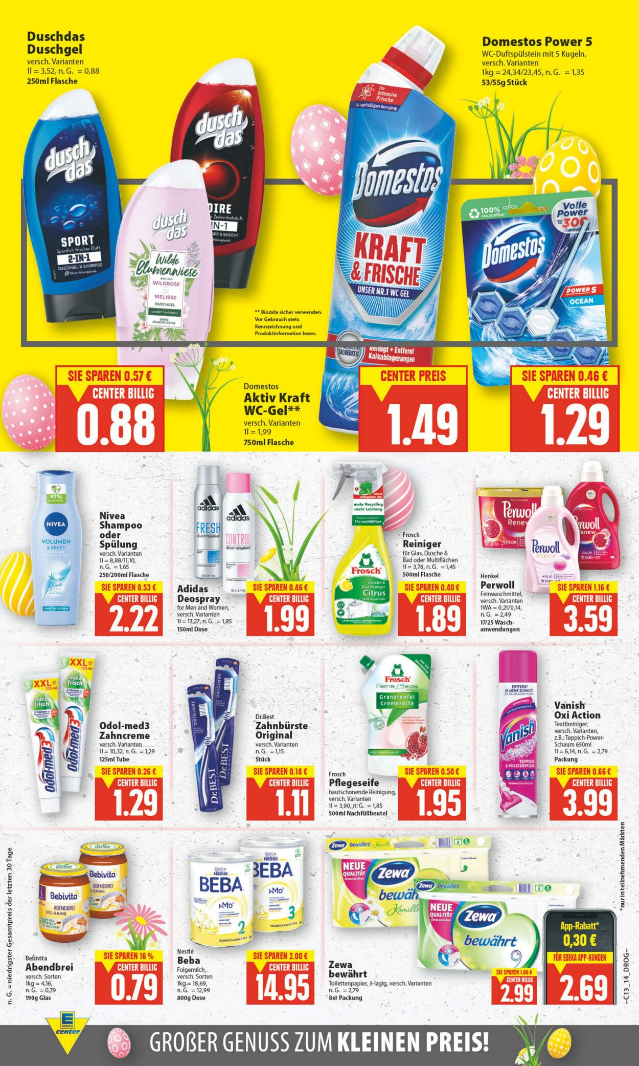 Prospekt Edeka Center 25.03.2023 - 01.04.2023