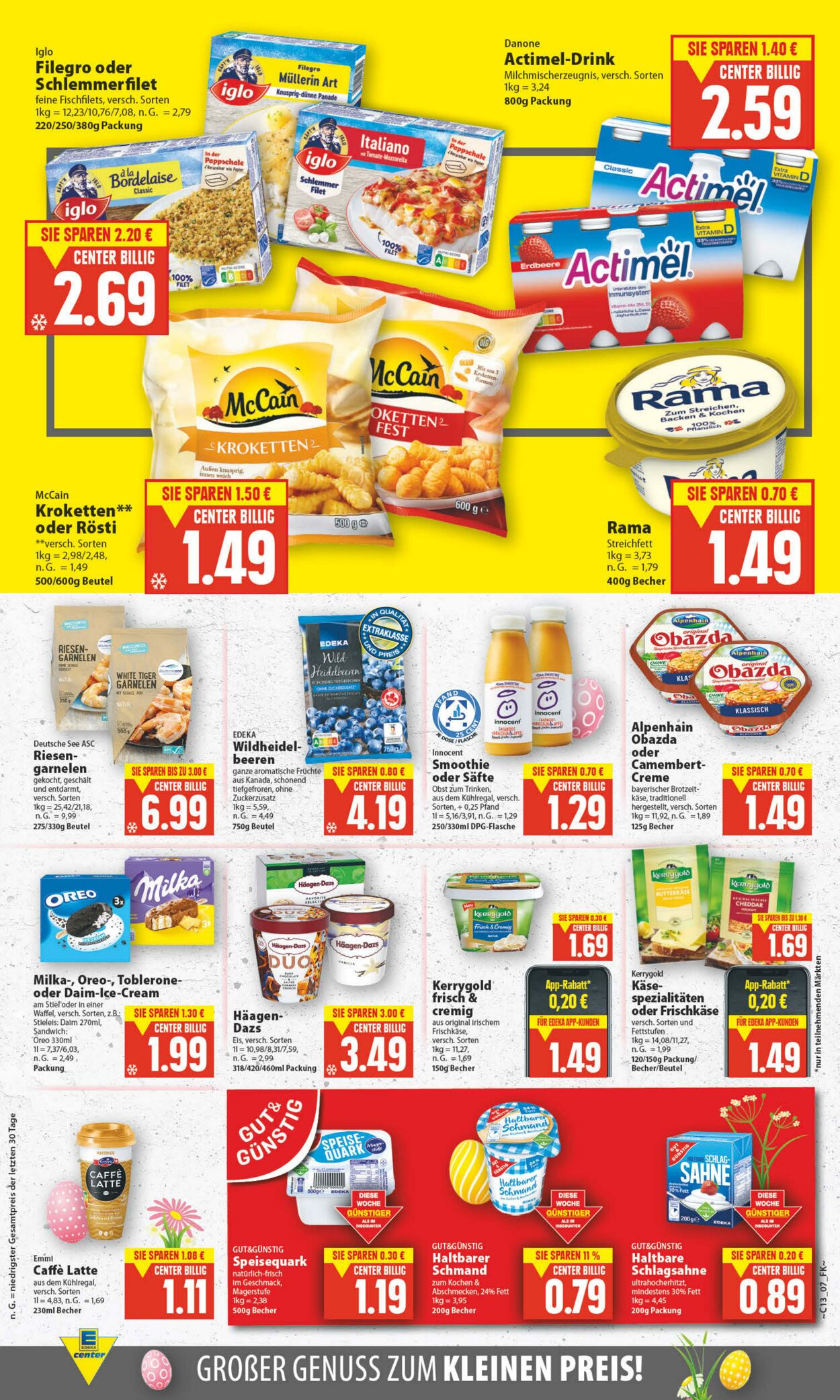 Prospekt Edeka Center 25.03.2023 - 01.04.2023