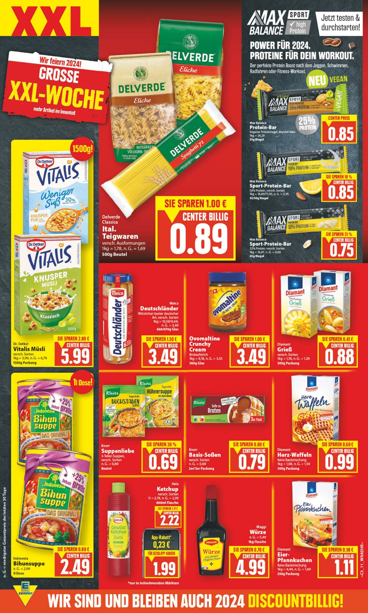 Prospekt Edeka Center 13.01.2024 - 20.01.2024