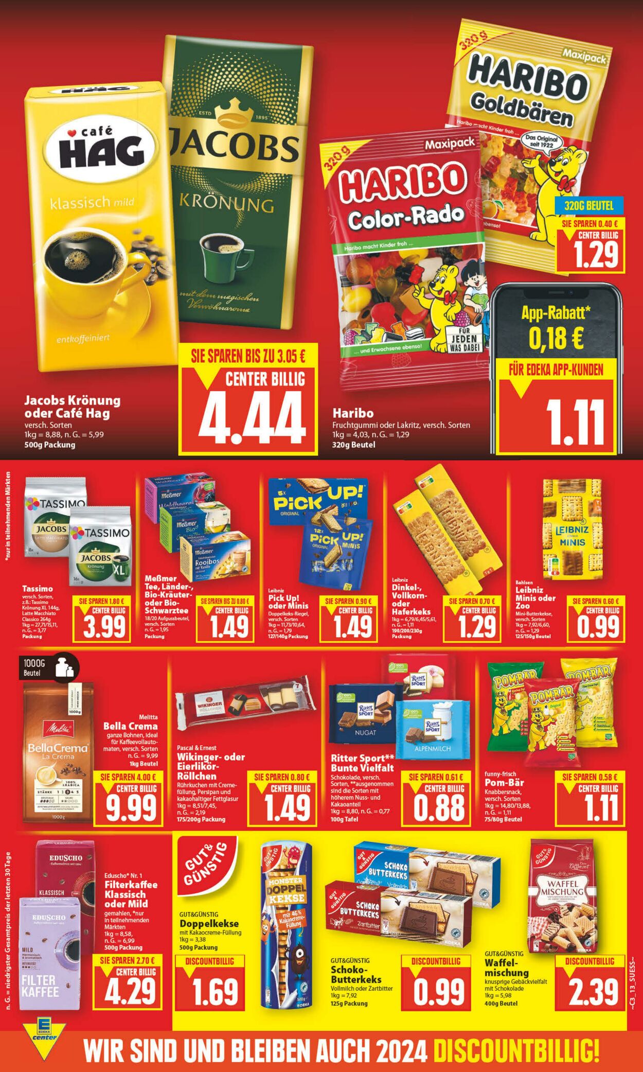 Prospekt Edeka Center 13.01.2024 - 20.01.2024