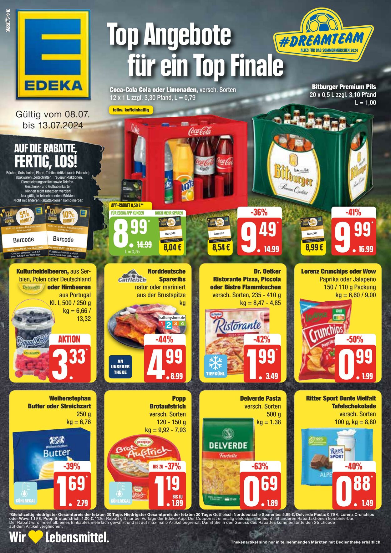 Prospekt Edeka 08.07.2024 - 13.07.2024