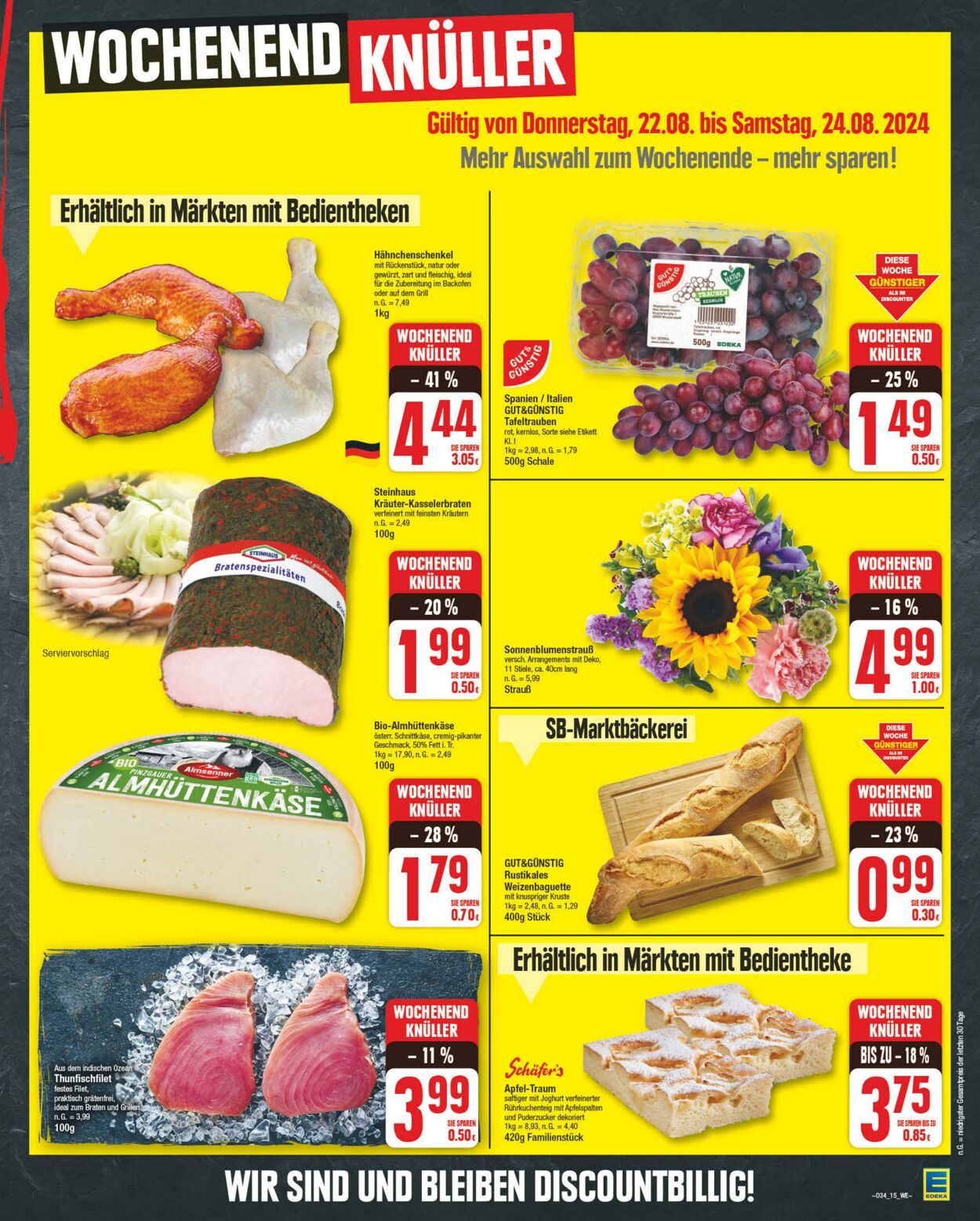 Prospekt Edeka 19.08.2024 - 24.08.2024