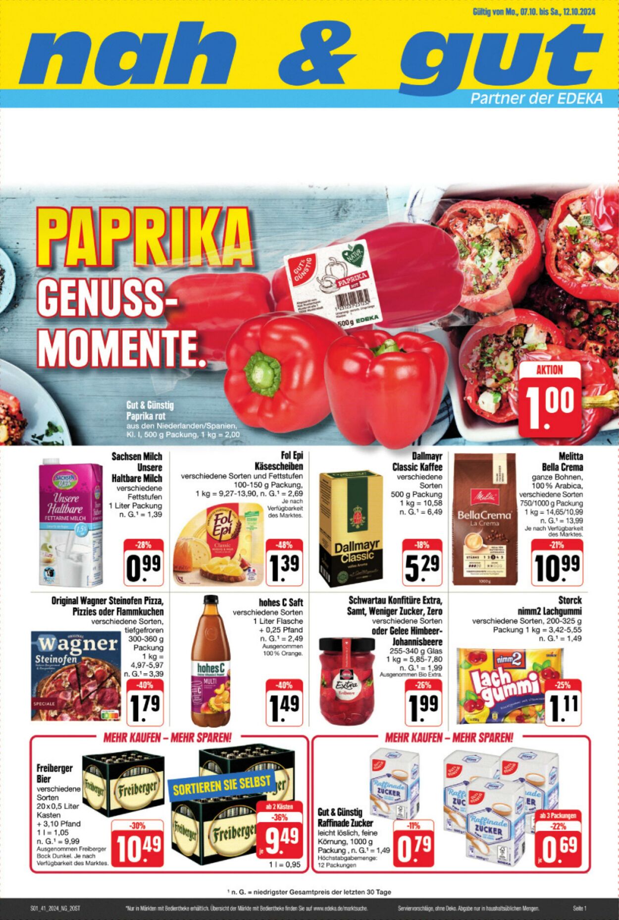 Prospekt Edeka 05.10.2024 - 12.10.2024