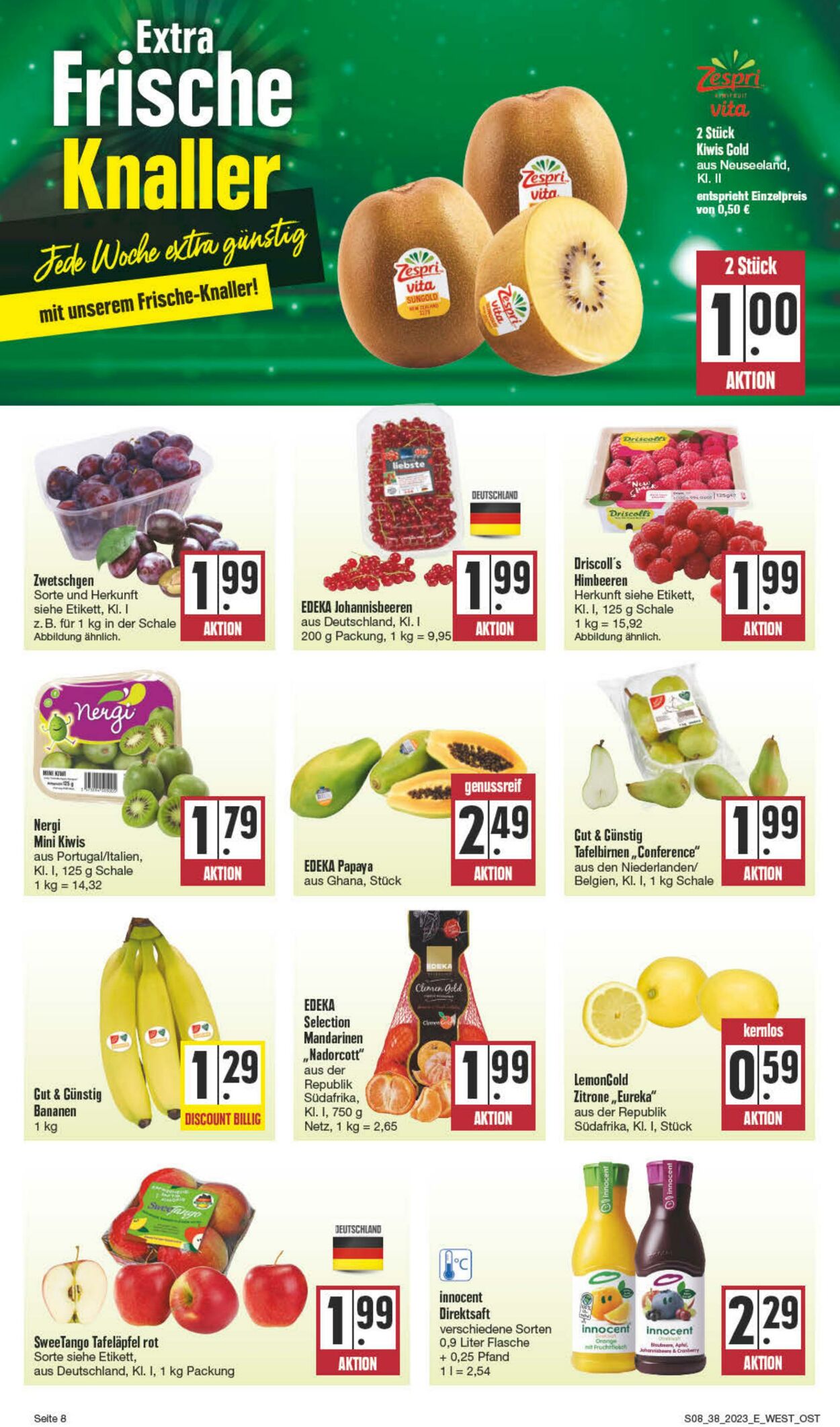 Prospekt Edeka 18.09.2023 - 23.09.2023