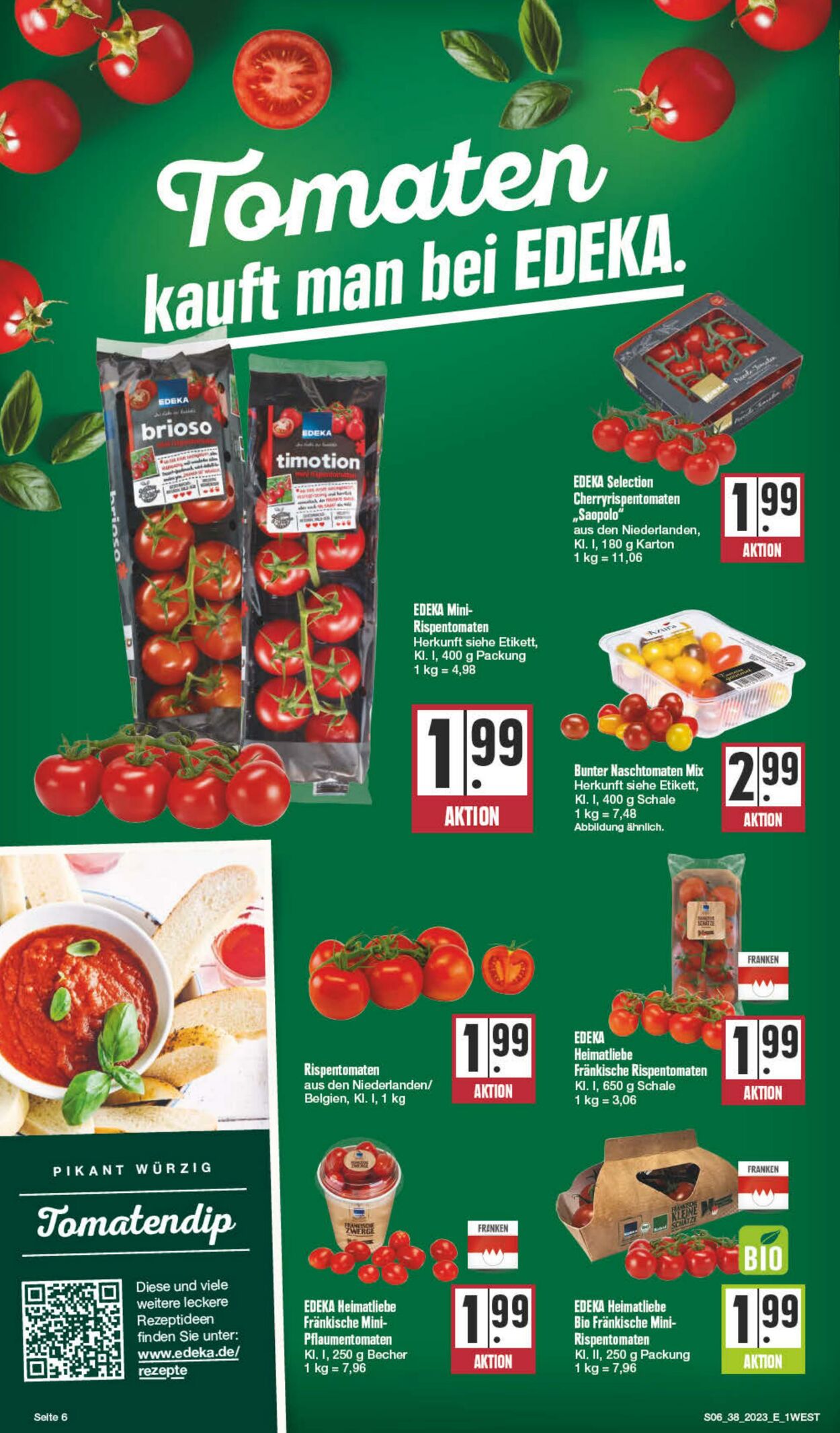 Prospekt Edeka 18.09.2023 - 23.09.2023