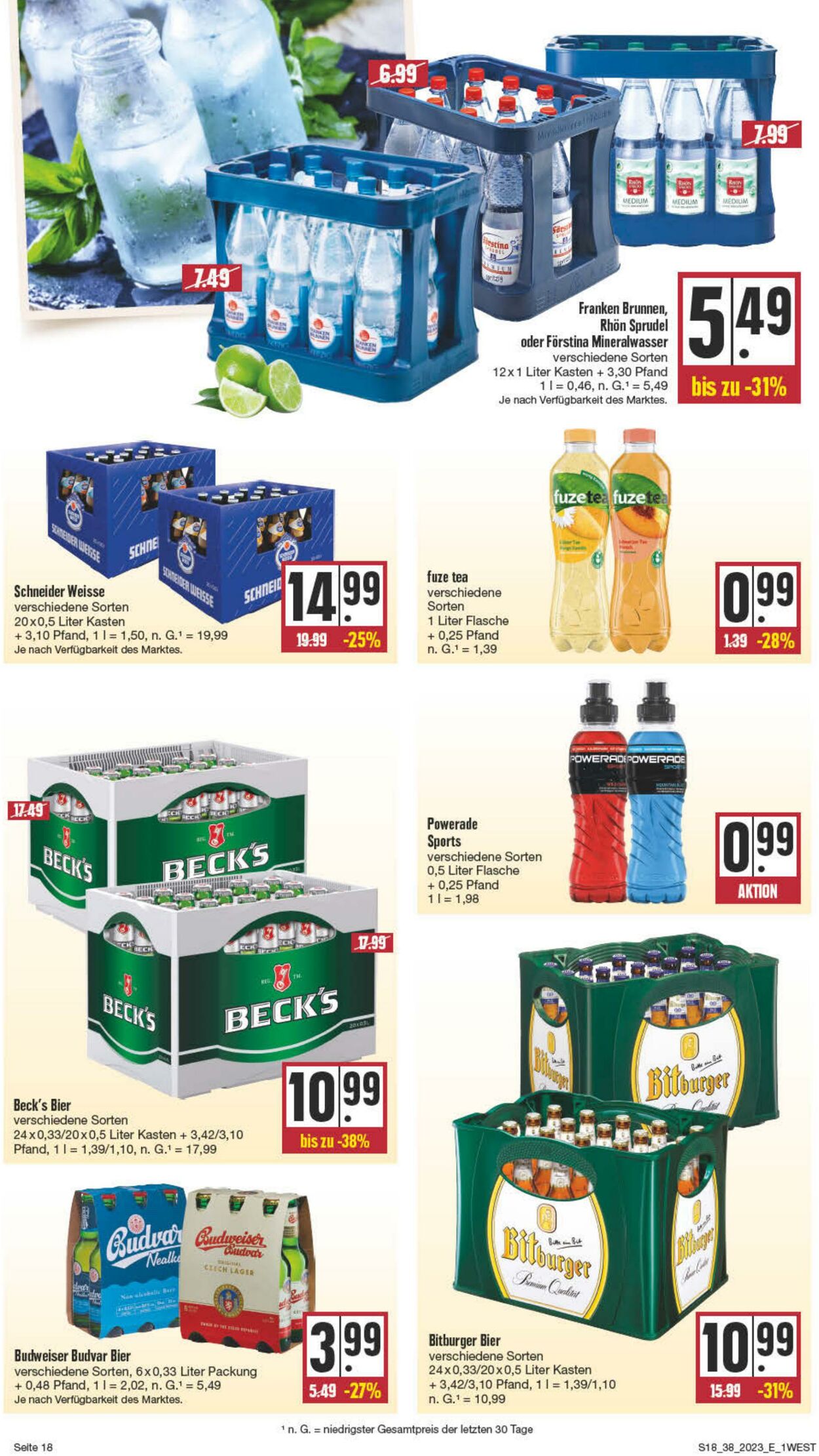 Prospekt Edeka 18.09.2023 - 23.09.2023