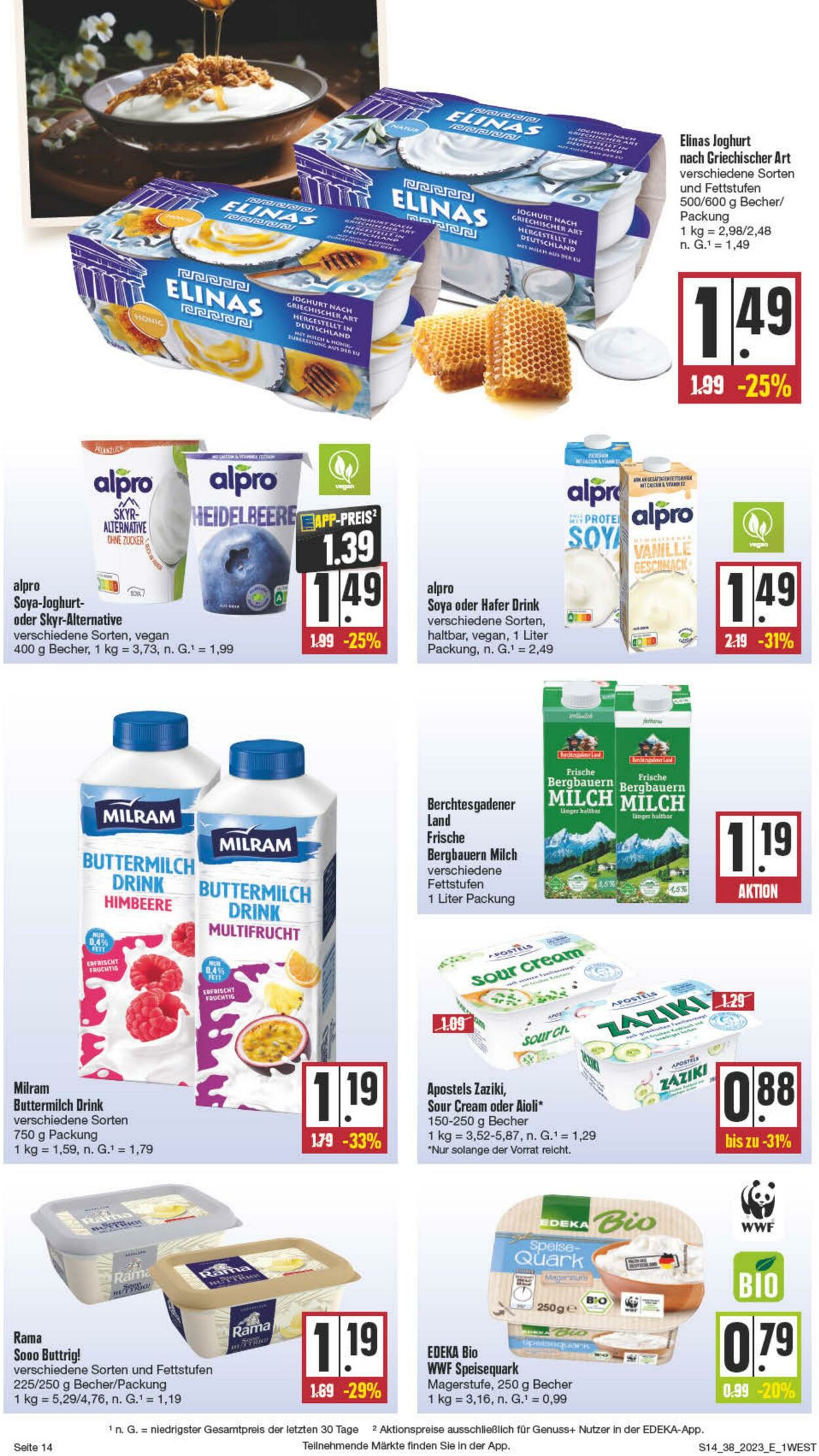 Prospekt Edeka 18.09.2023 - 23.09.2023