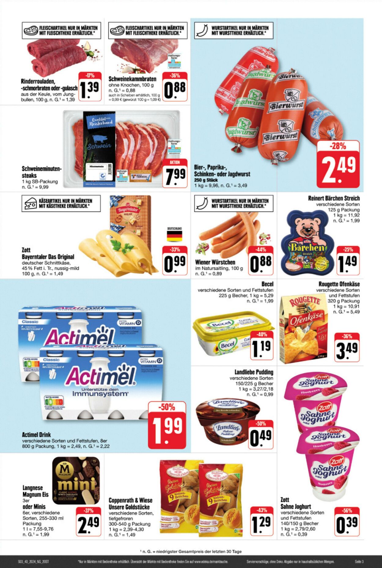 Prospekt Edeka 30.09.2024 - 05.10.2024