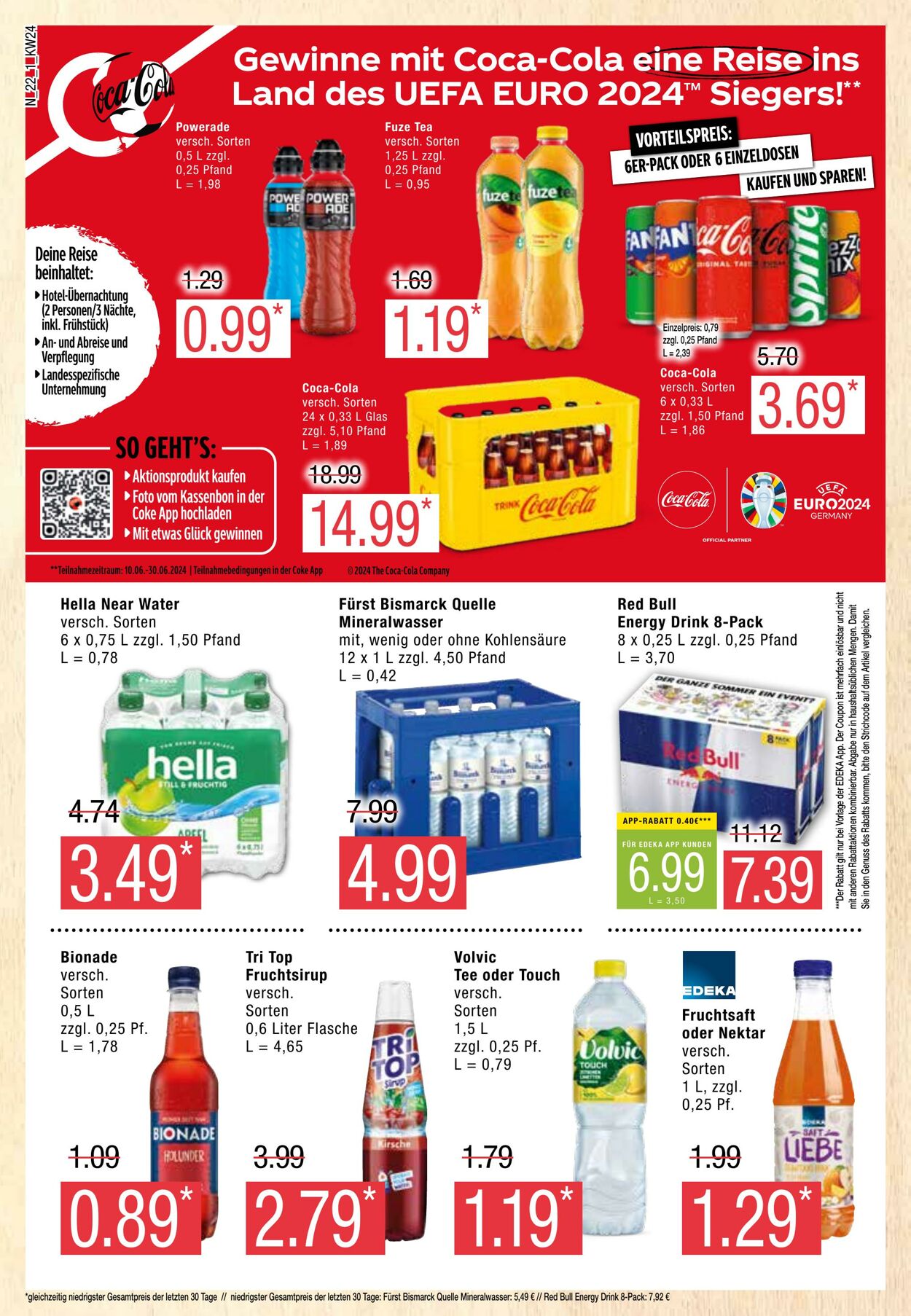 Prospekt Edeka 10.06.2024 - 15.06.2024