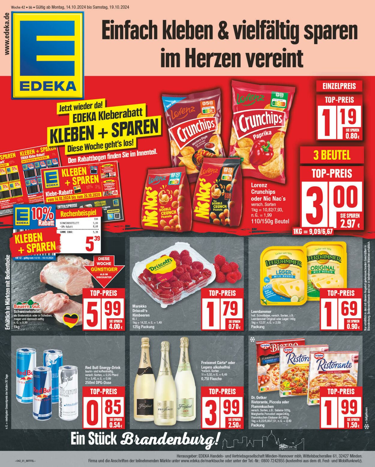 Prospekt Edeka 14.10.2024 - 19.10.2024