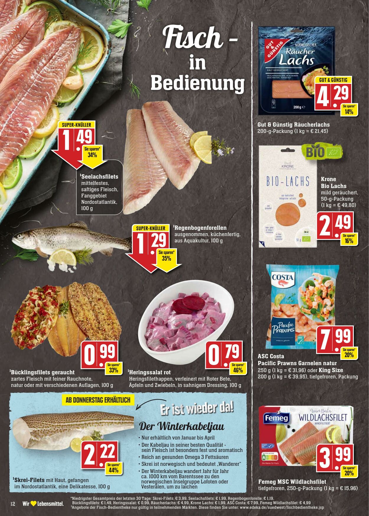 Prospekt Edeka 23.01.2023 - 28.01.2023