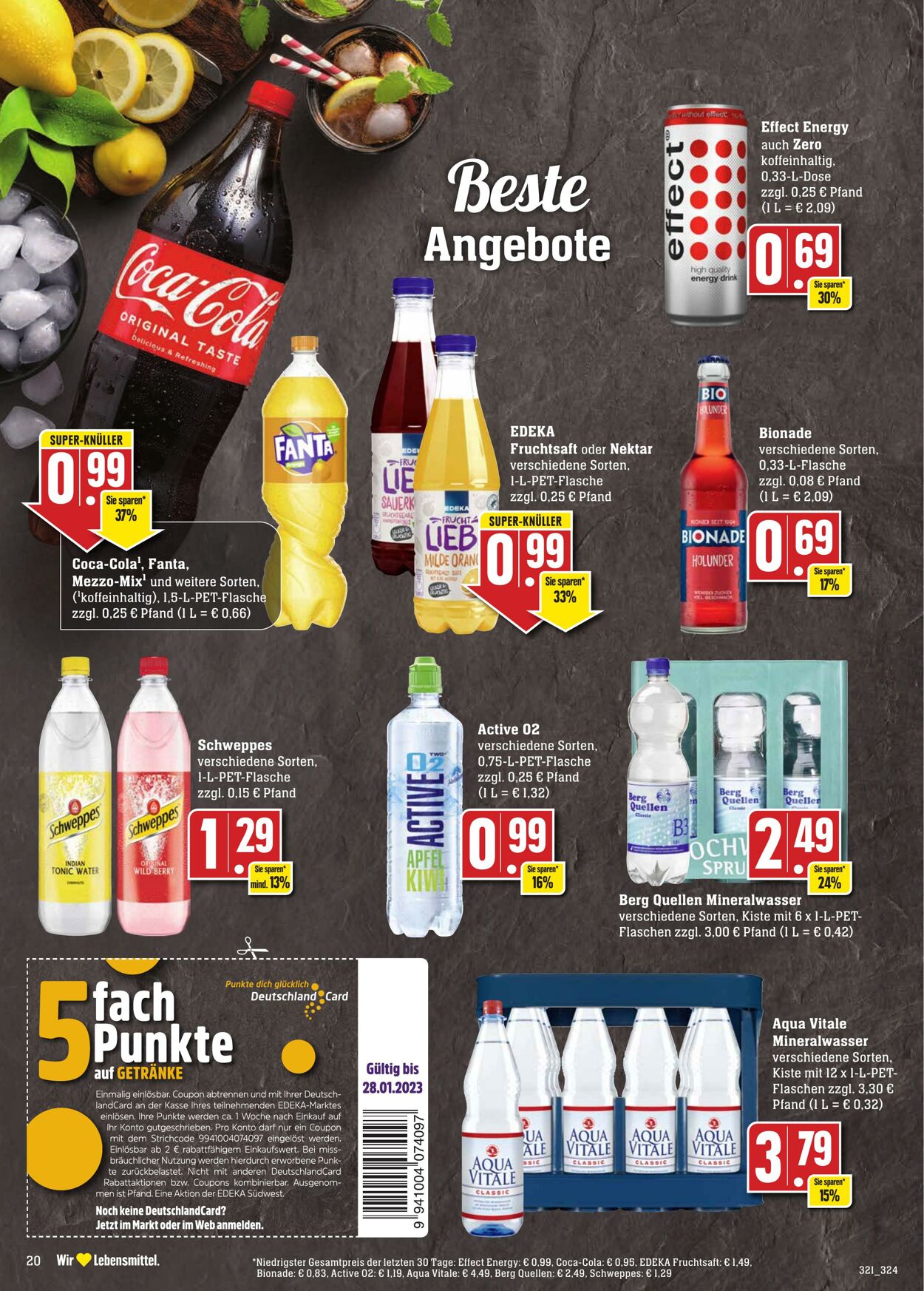 Prospekt Edeka 23.01.2023 - 28.01.2023