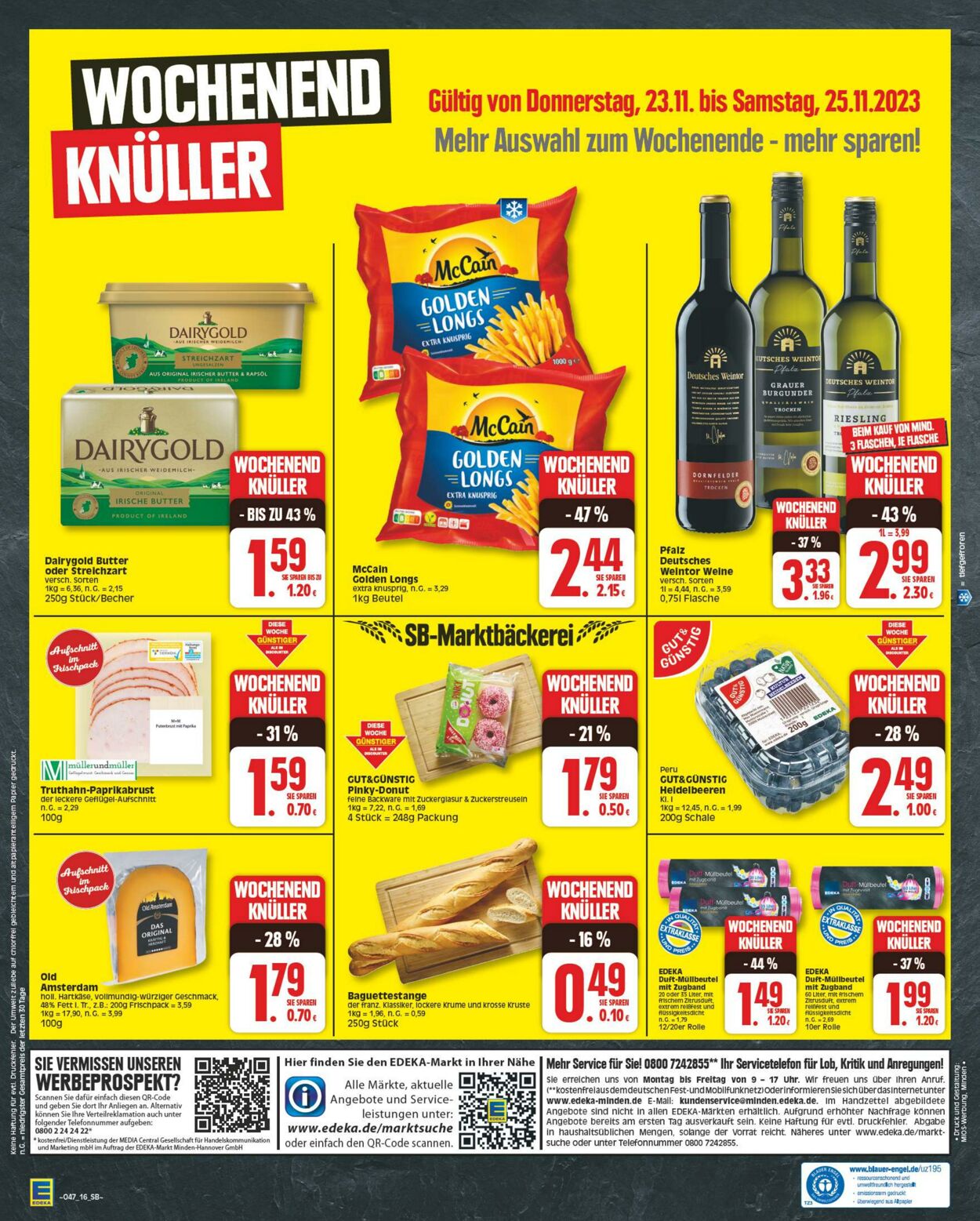 Prospekt Edeka 20.11.2023 - 25.11.2023