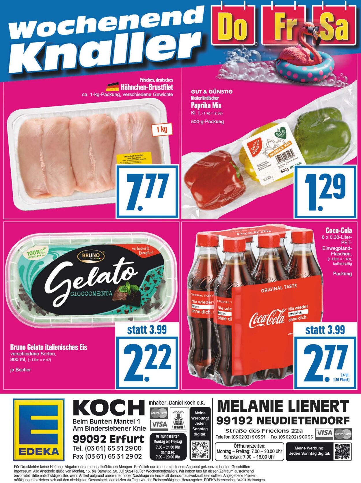 Prospekt Edeka 15.07.2024 - 20.07.2024