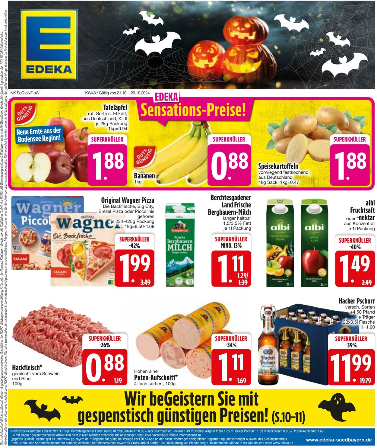 Prospekt Edeka 21.10.2024 - 26.10.2024