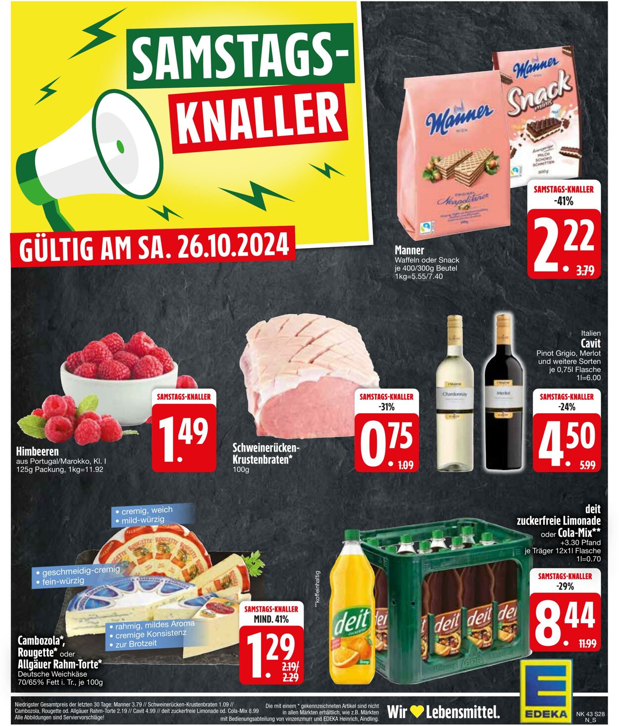 Prospekt Edeka 21.10.2024 - 26.10.2024