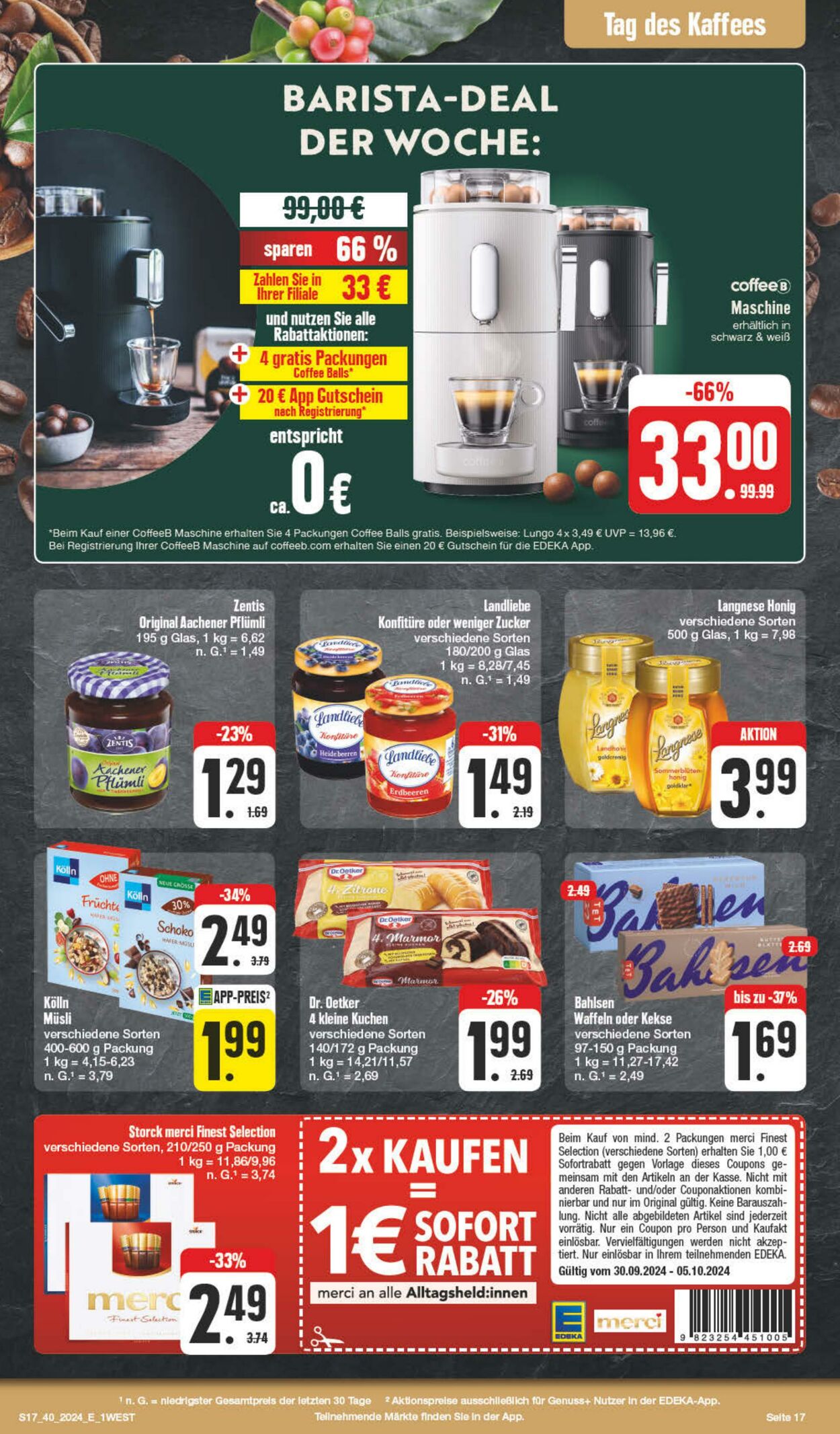 Prospekt Edeka 30.09.2024 - 05.10.2024