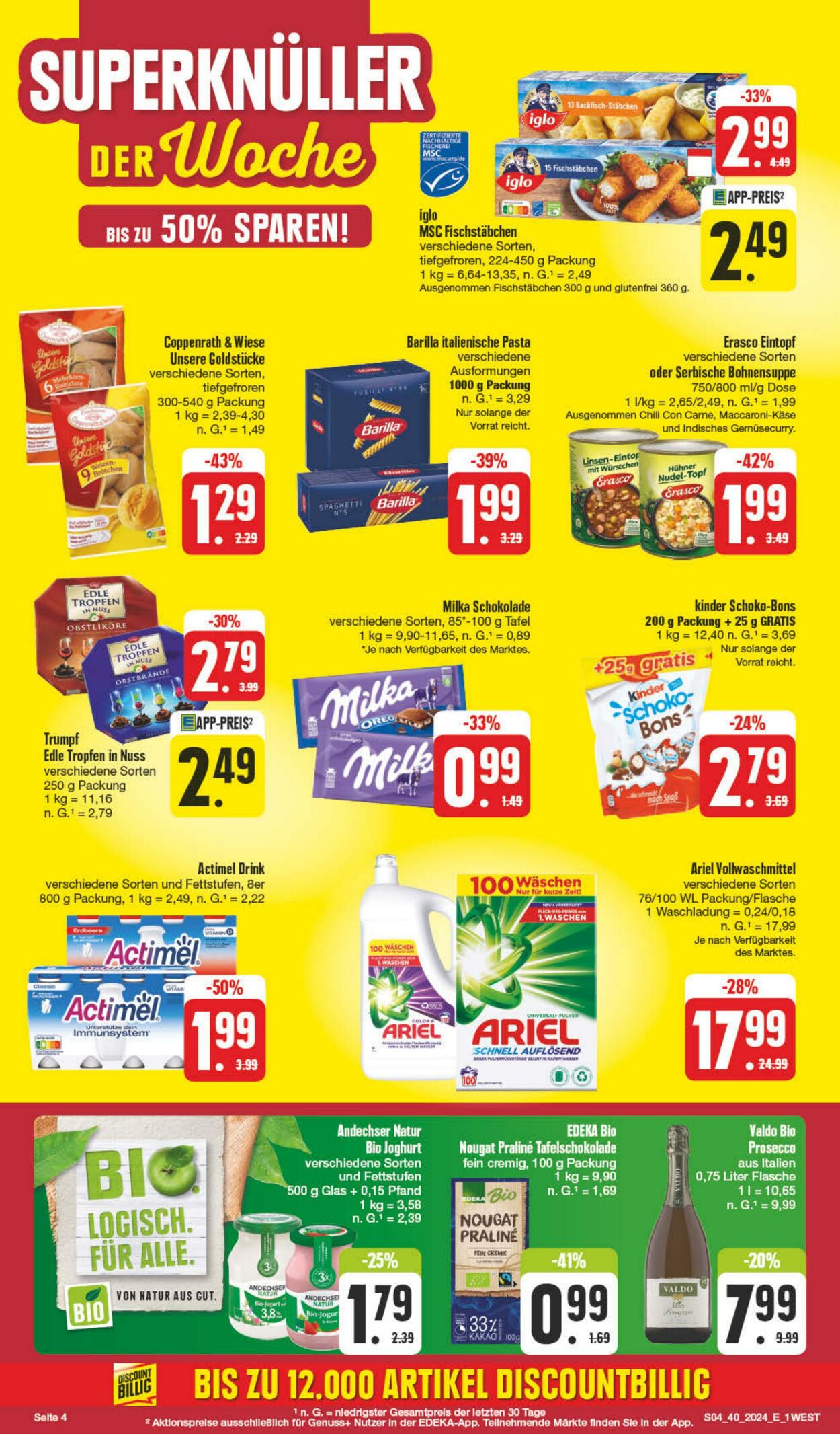 Prospekt Edeka 30.09.2024 - 05.10.2024