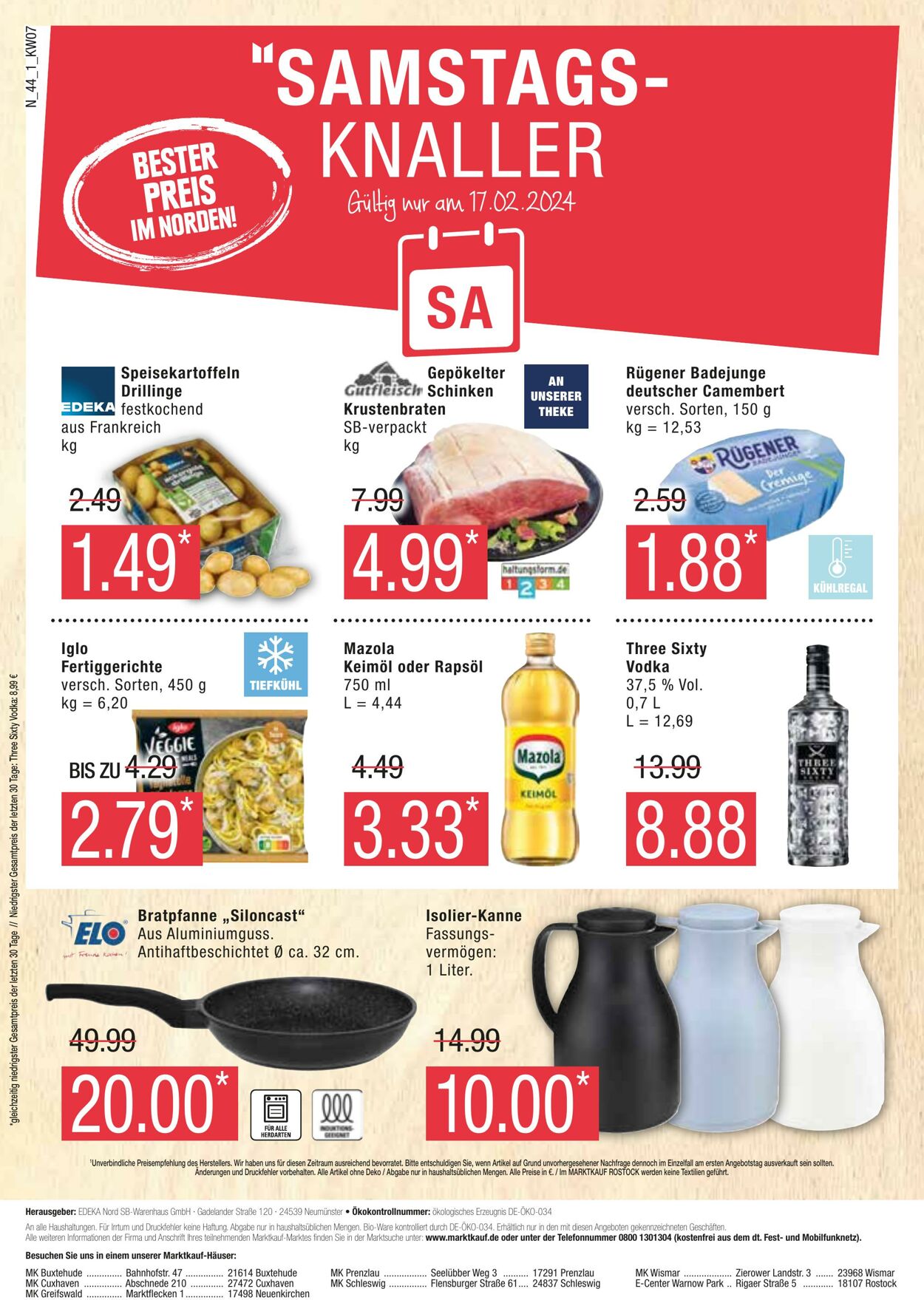 Prospekt Edeka 10.02.2024 - 17.02.2024