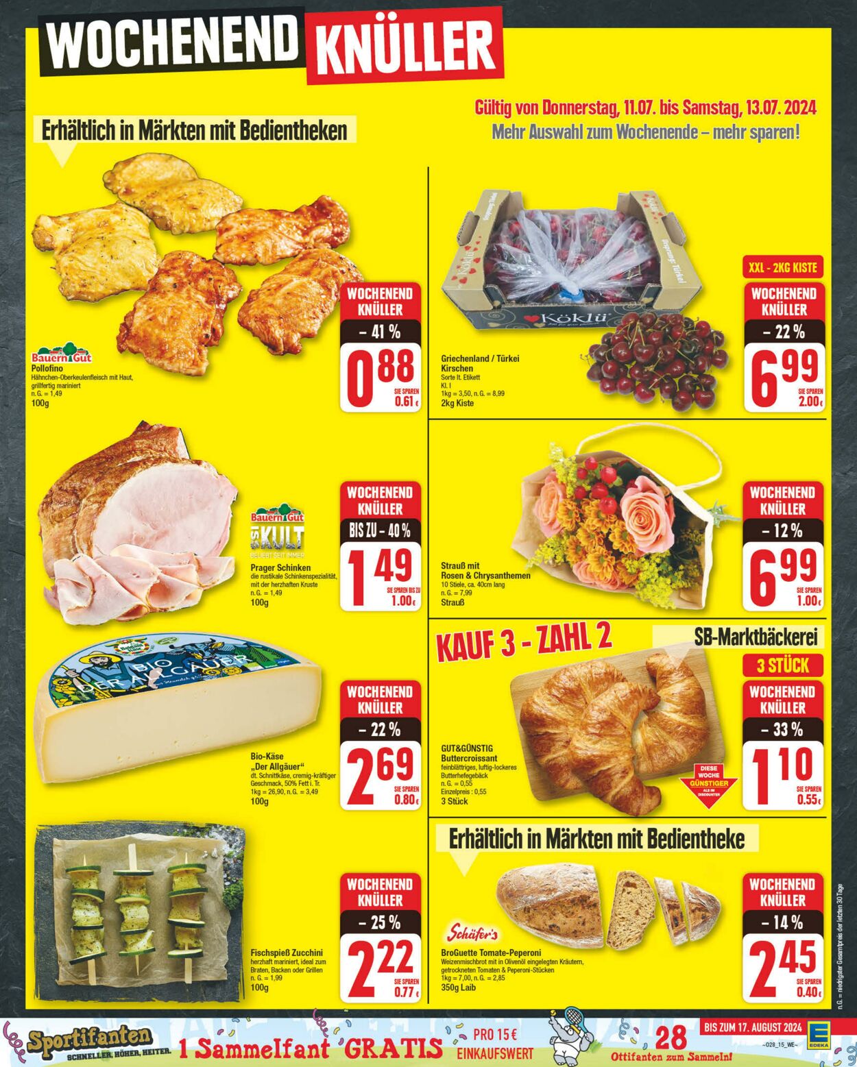 Prospekt Edeka 08.07.2024 - 13.07.2024