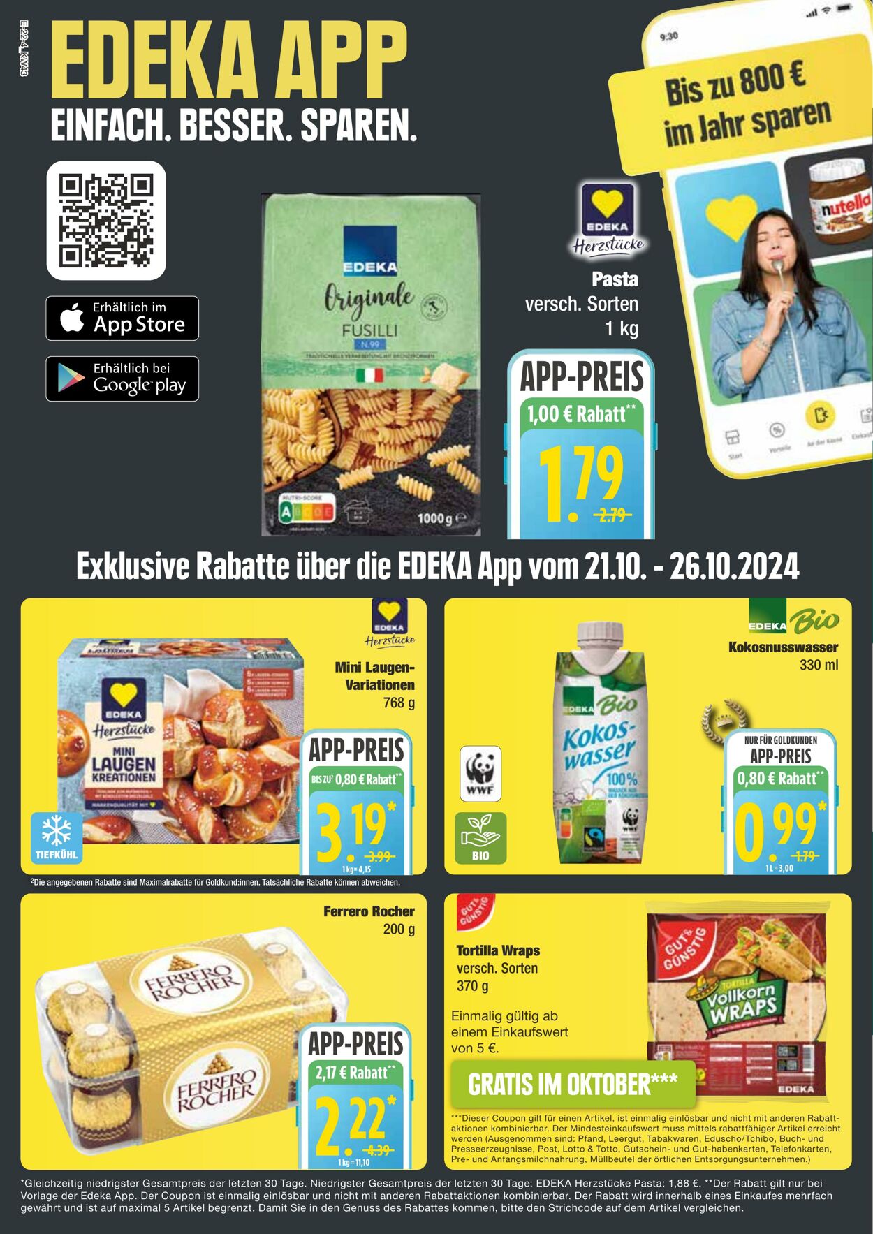 Prospekt Edeka 21.10.2024 - 25.10.2024