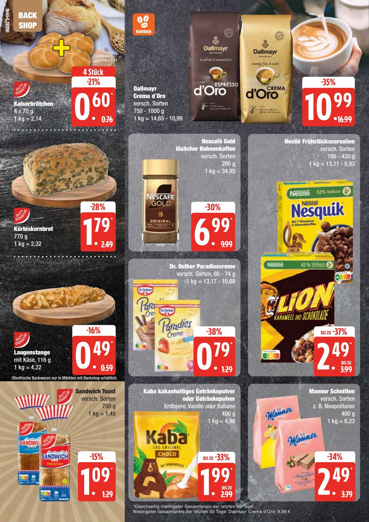 Prospekt Edeka 21.10.2024 - 25.10.2024